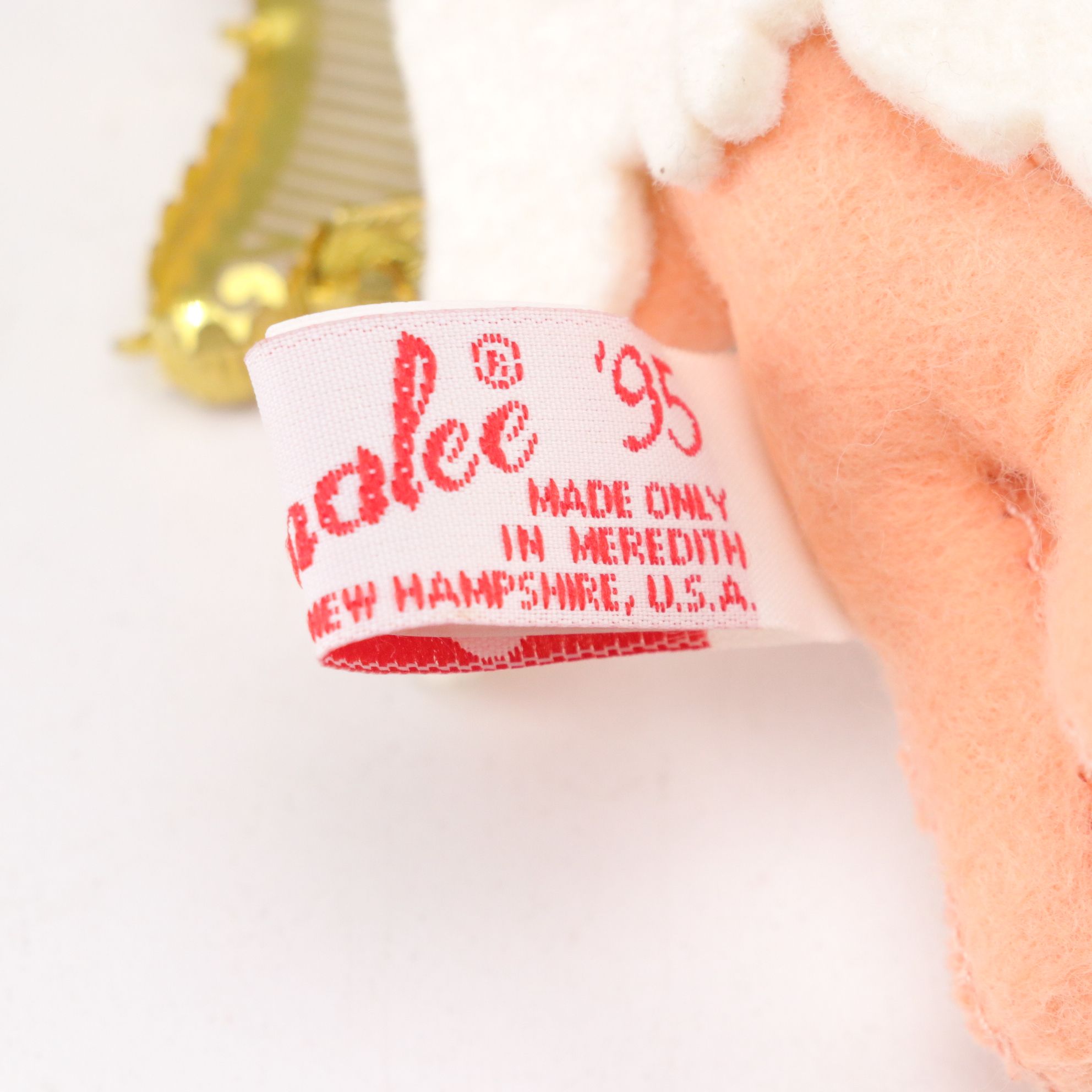 Annalee Doll Santa, Angel and Snowman Christmas Ornaments, 1990s