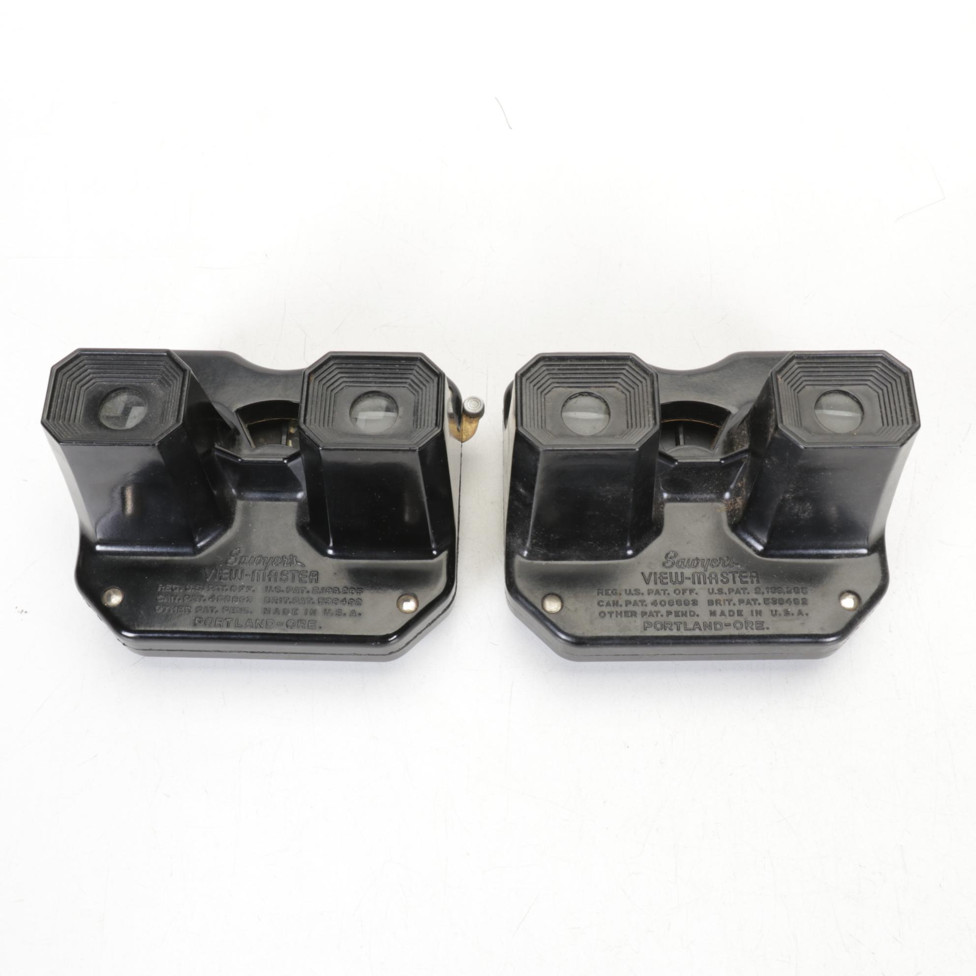 "View-Master" Stereoscopes with "Wonders of the World" and More Photo Reels