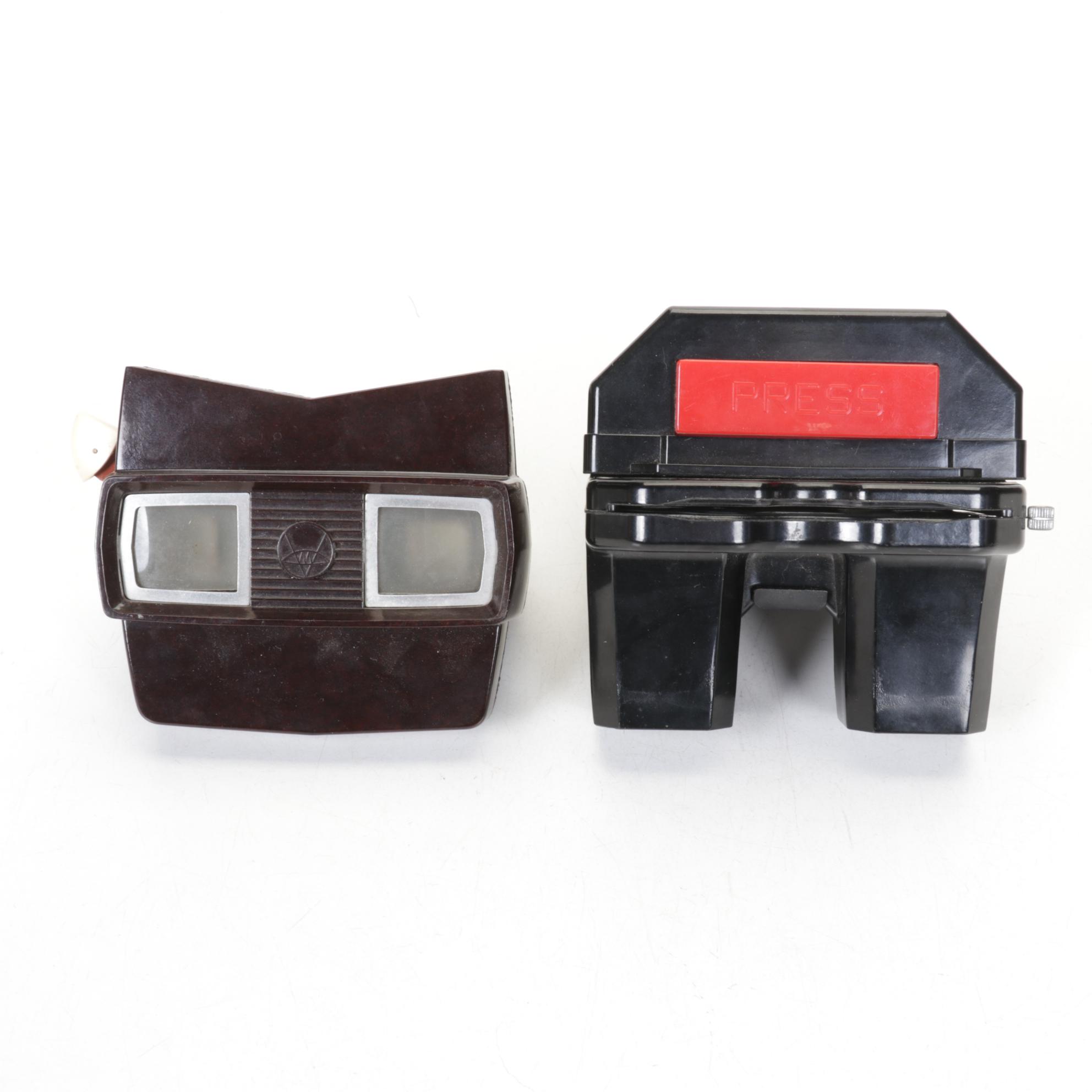 "View-Master" Stereoscopes with "Wonders of the World" and More Photo Reels