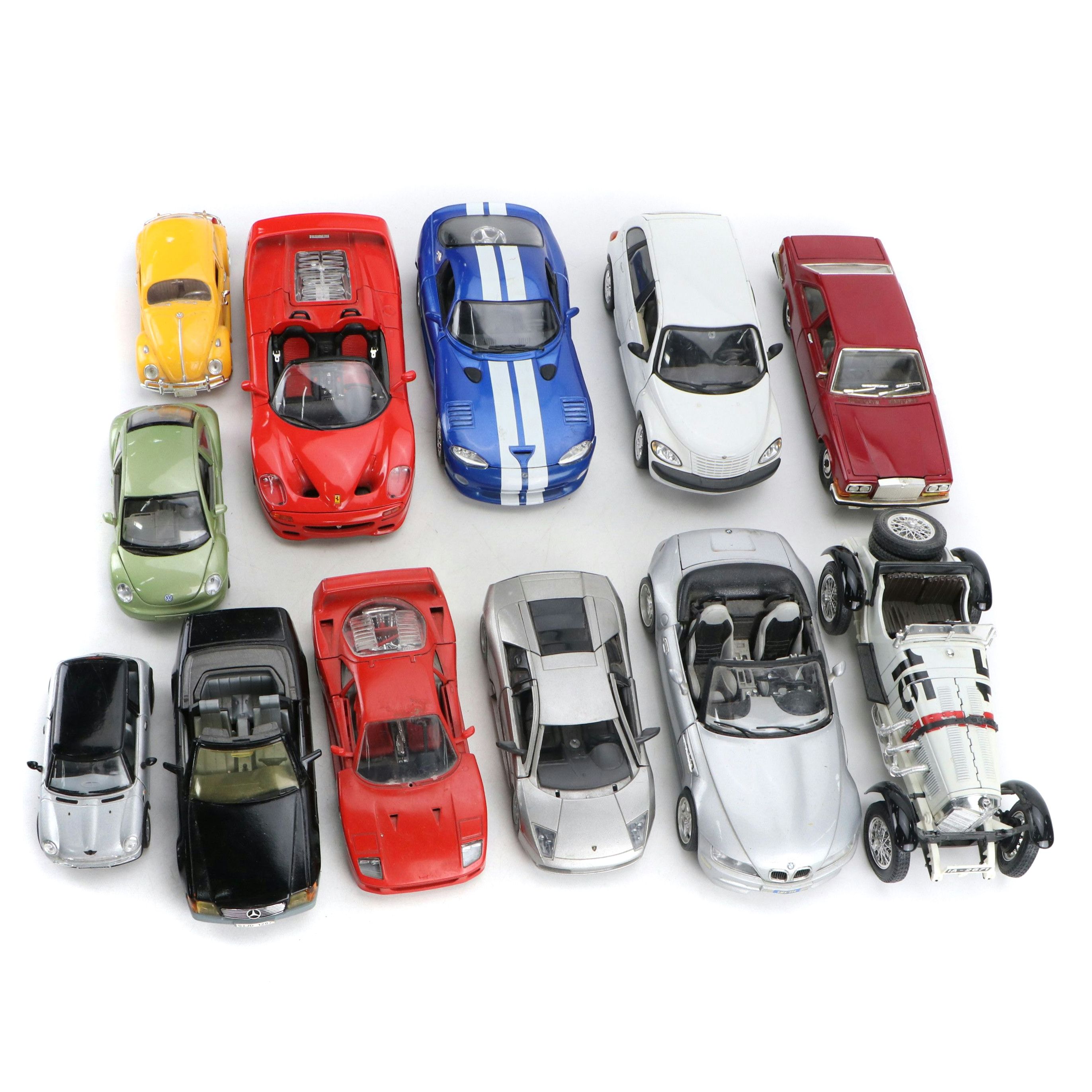Bburago "Ferrari F50," Maisto "Chrysler PT Cruiser" and More Toy Cars