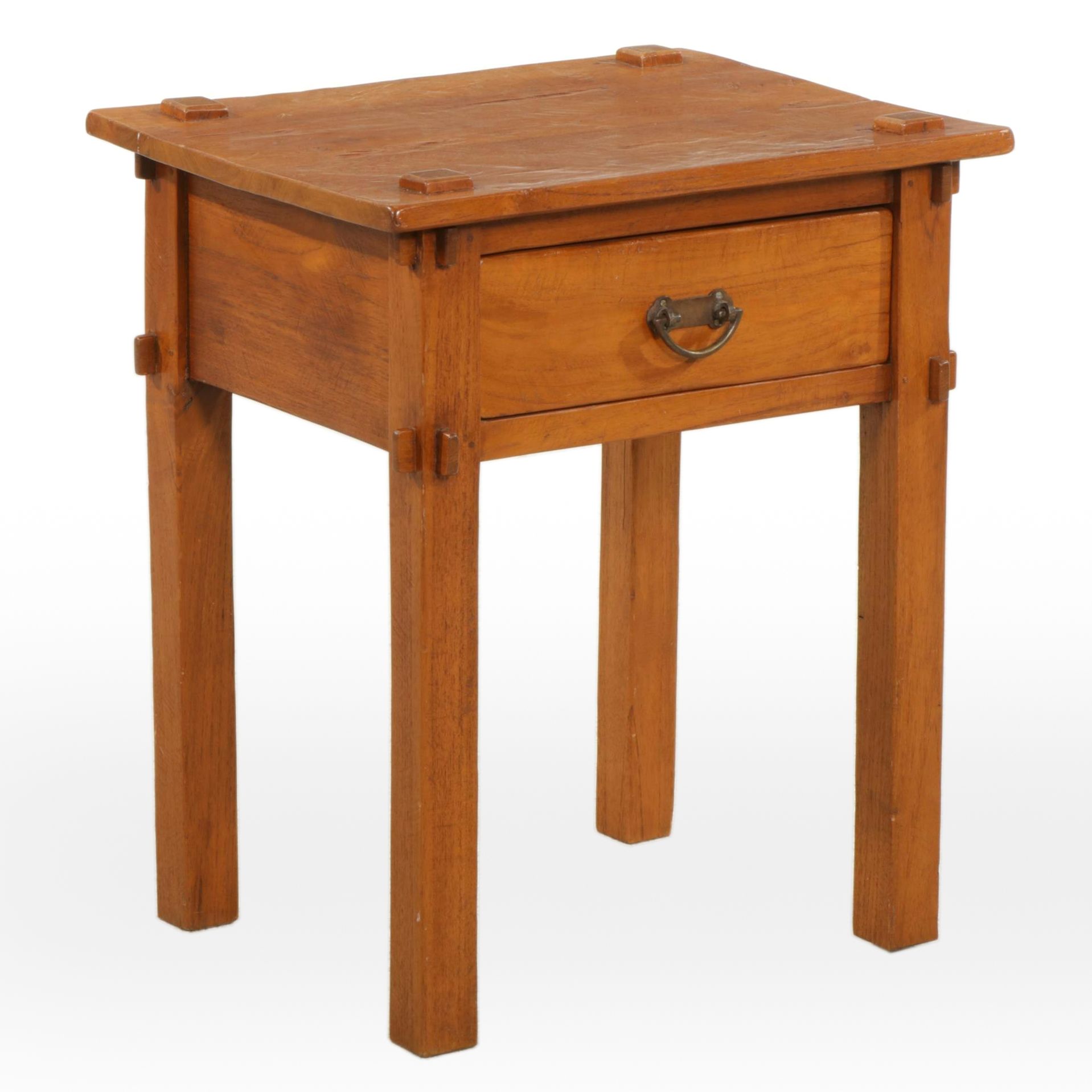Arhaus Rustic Mission Style Side Table