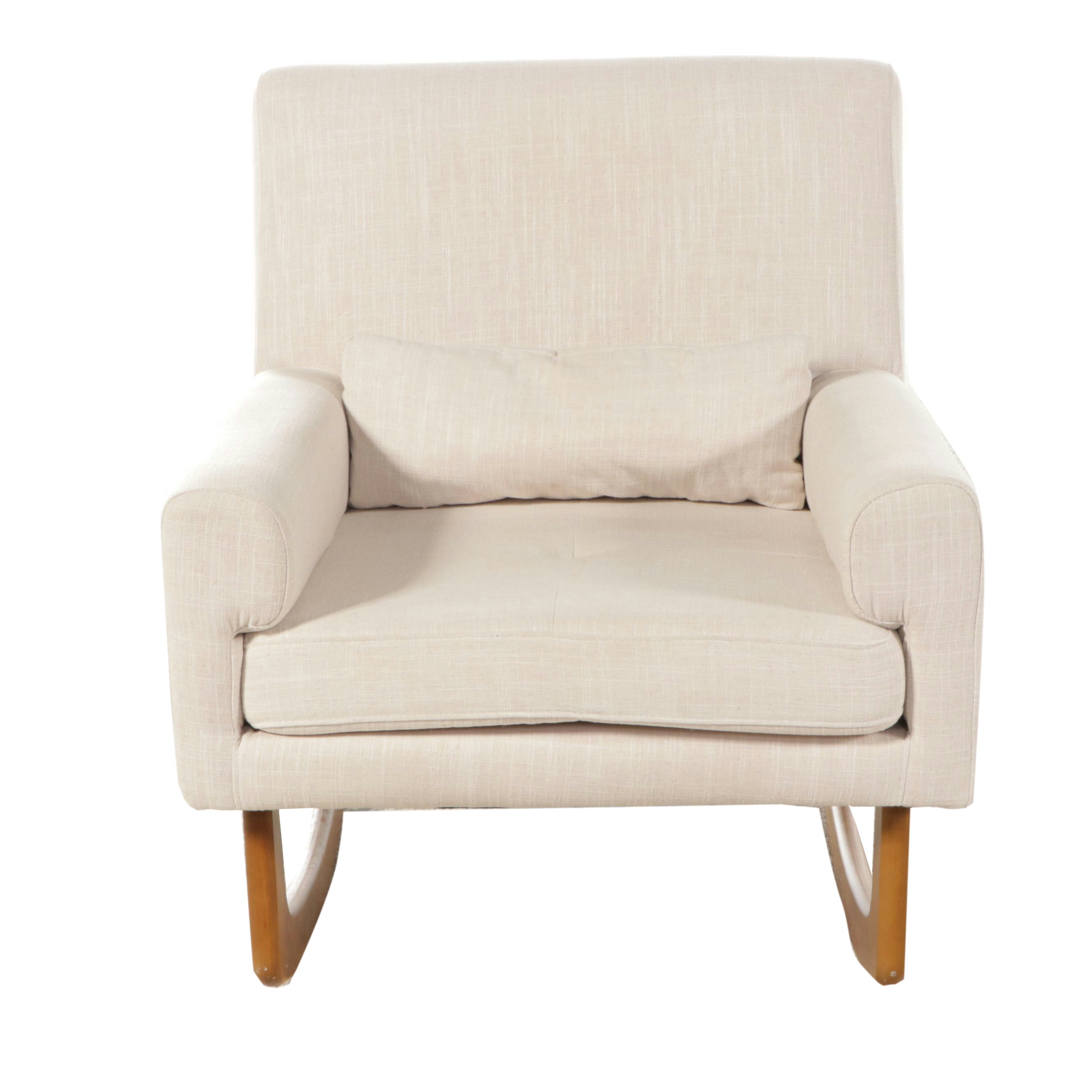 Million Dollar Baby Co. Modern Upholstered Rocking Chair