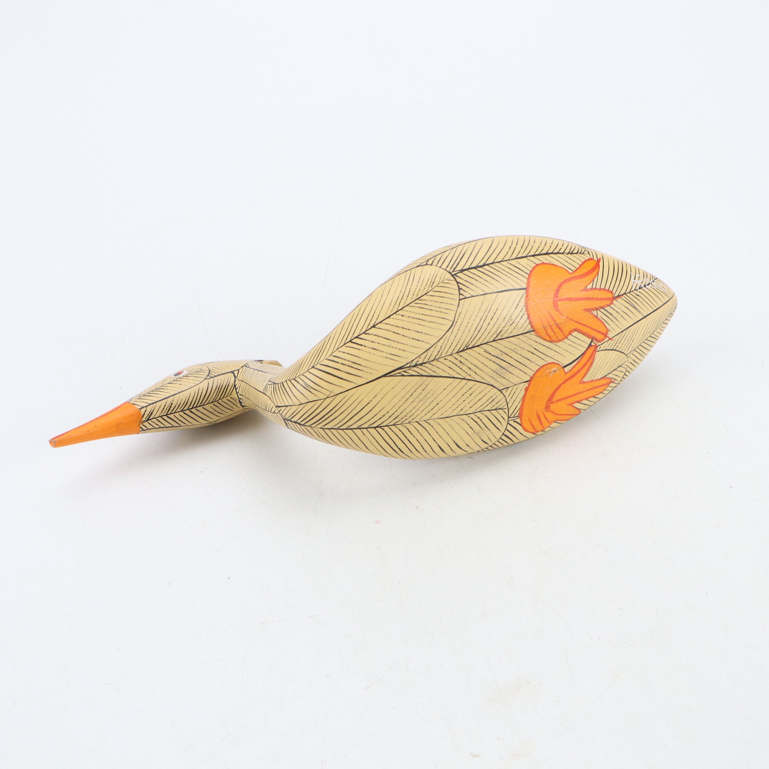 H. Rosier Hand-Painted Carved Wooden Crested Ducks