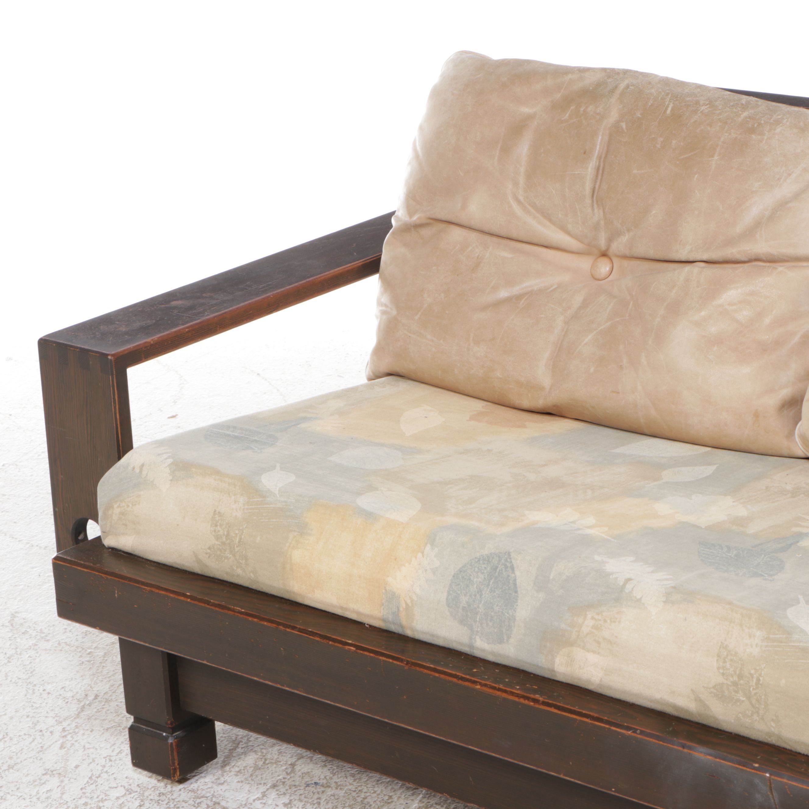 Klaus Rausch for Rausch Collection "St. Moritz" Brutalist Style Hemlock Loveseat