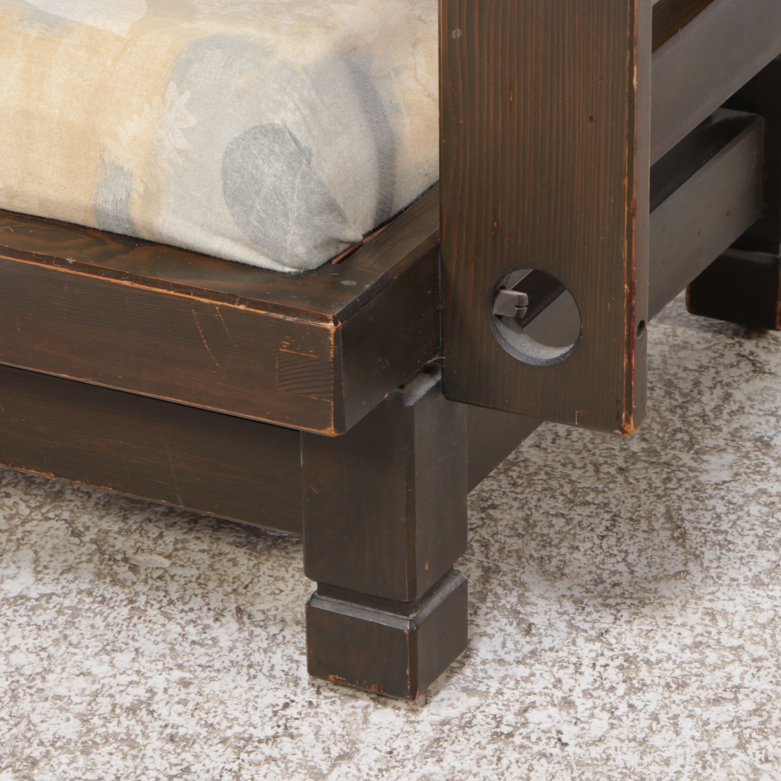 Klaus Rausch for Rausch Collection "St. Moritz" Brutalist Style Hemlock Loveseat