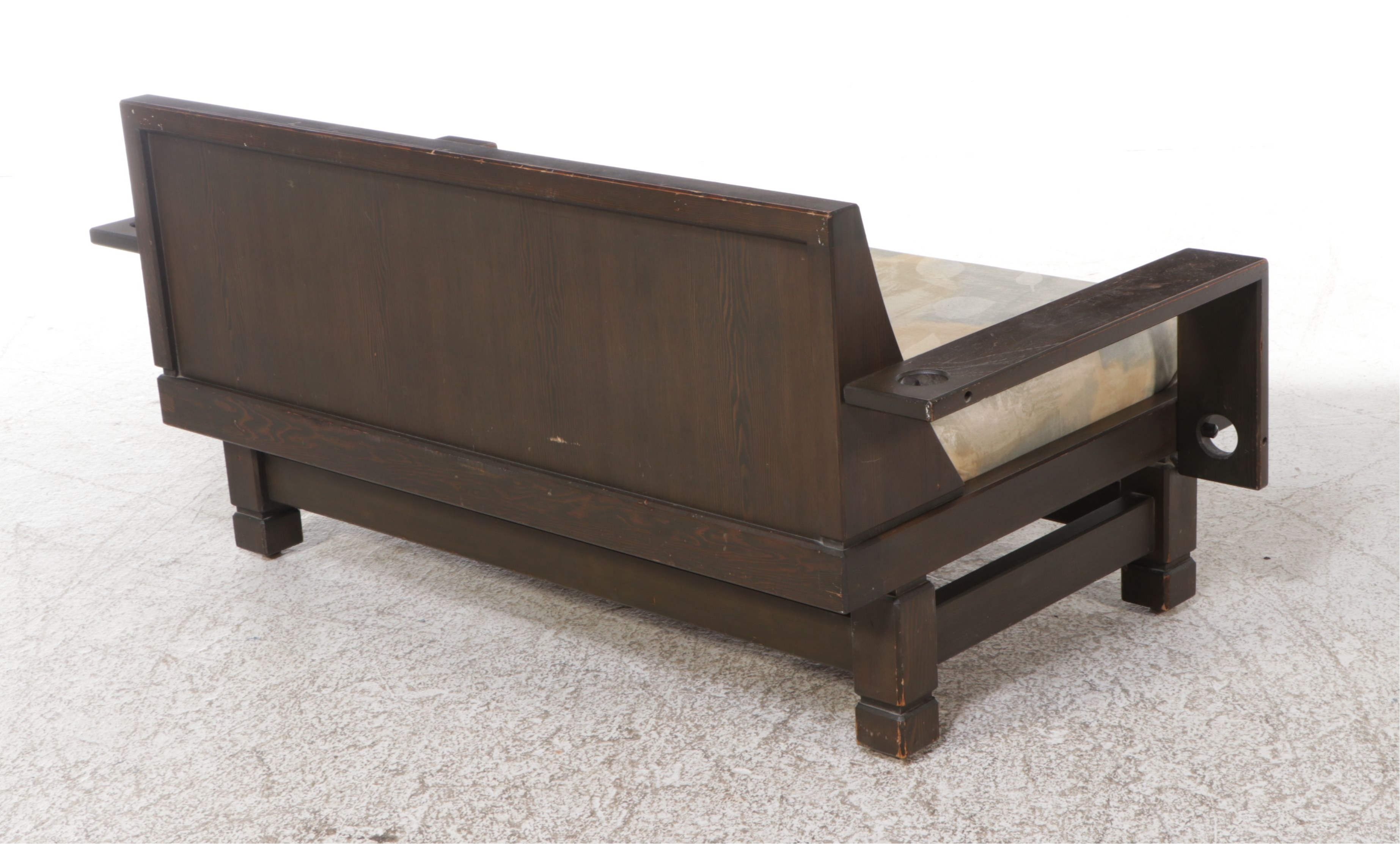 Klaus Rausch for Rausch Collection "St. Moritz" Brutalist Style Hemlock Loveseat