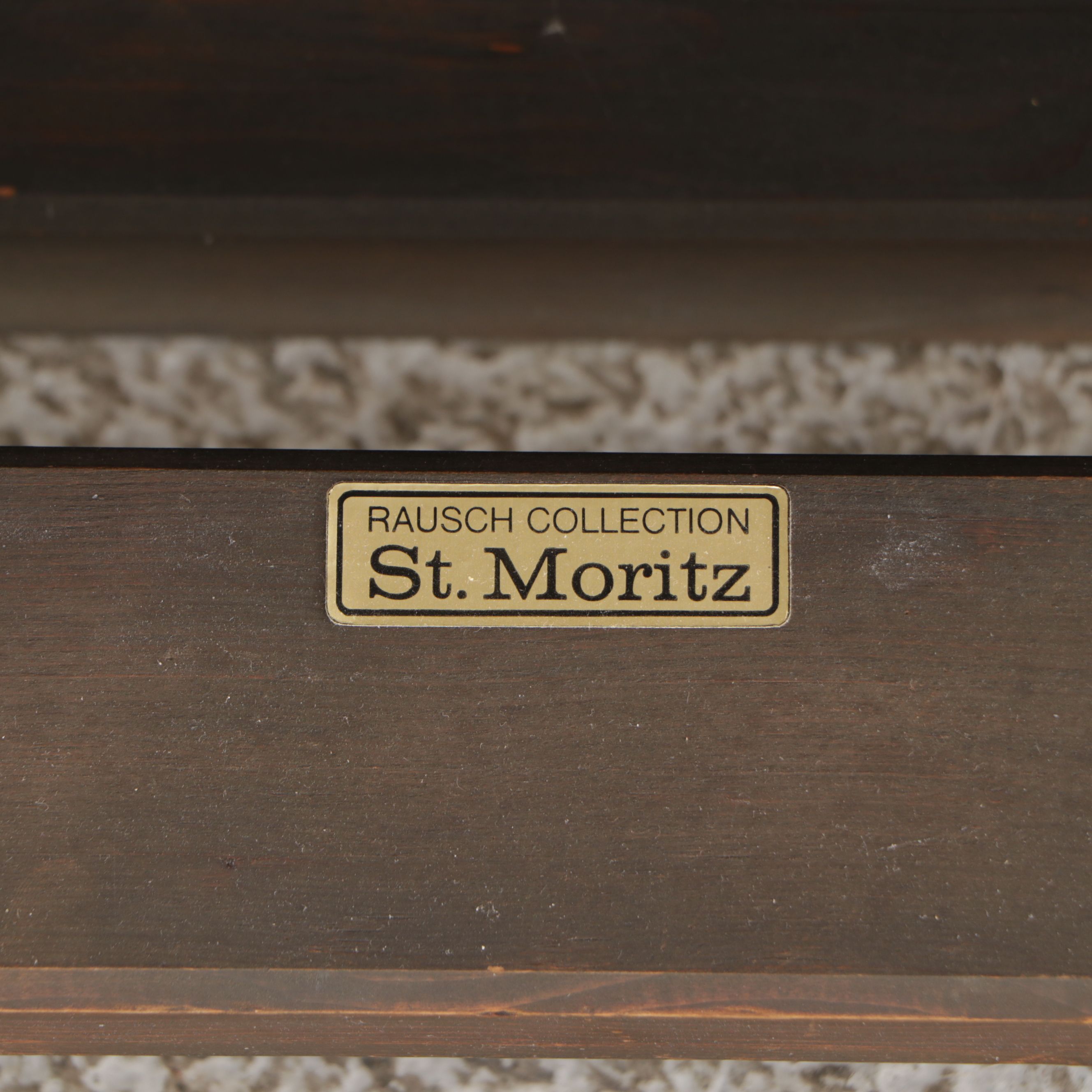 Klaus Rausch for Rausch Collection "St. Moritz" Brutalist Style Hemlock Loveseat