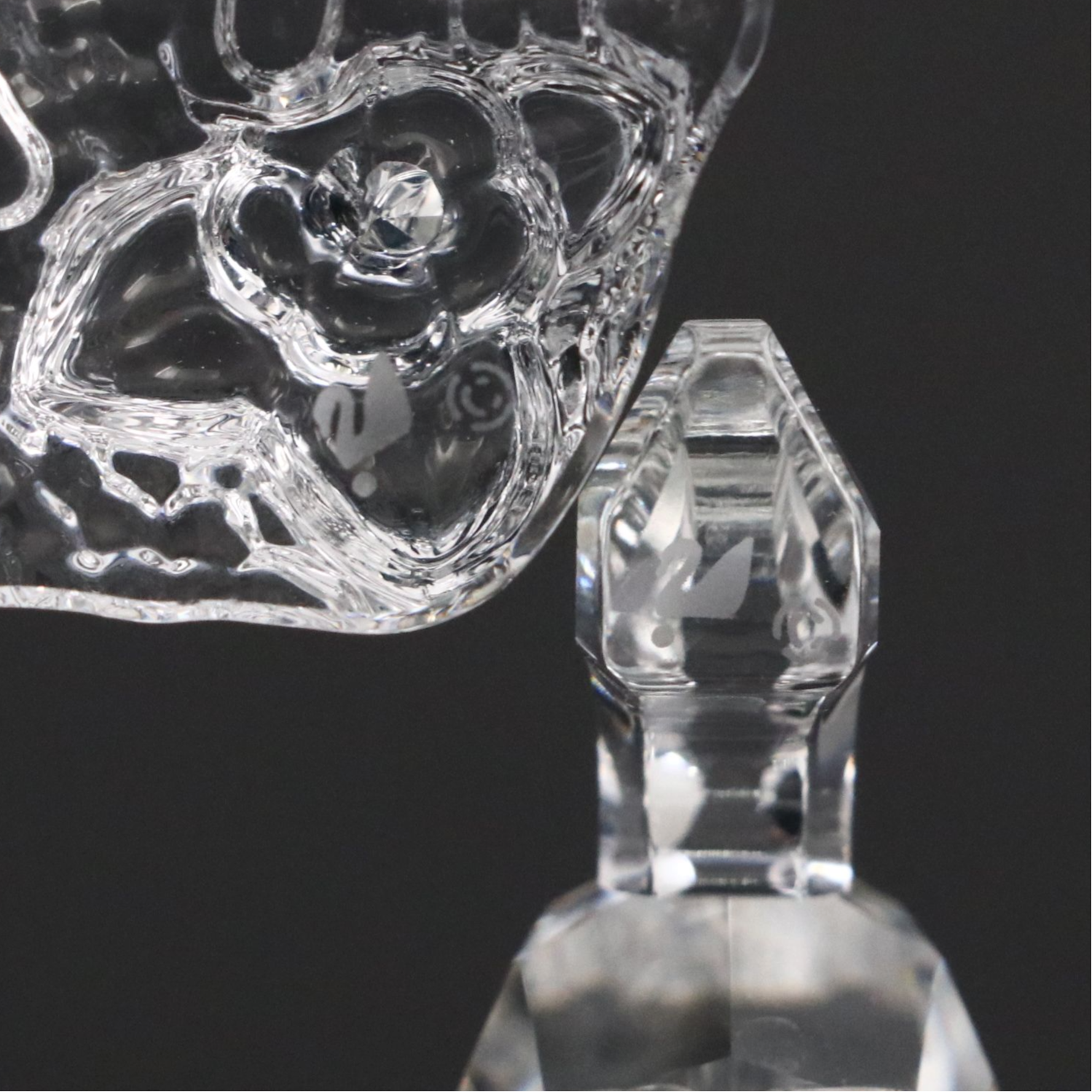 Swarovski "Red Riding Hood," "Rocking Horse," and Other Crystal Figurines