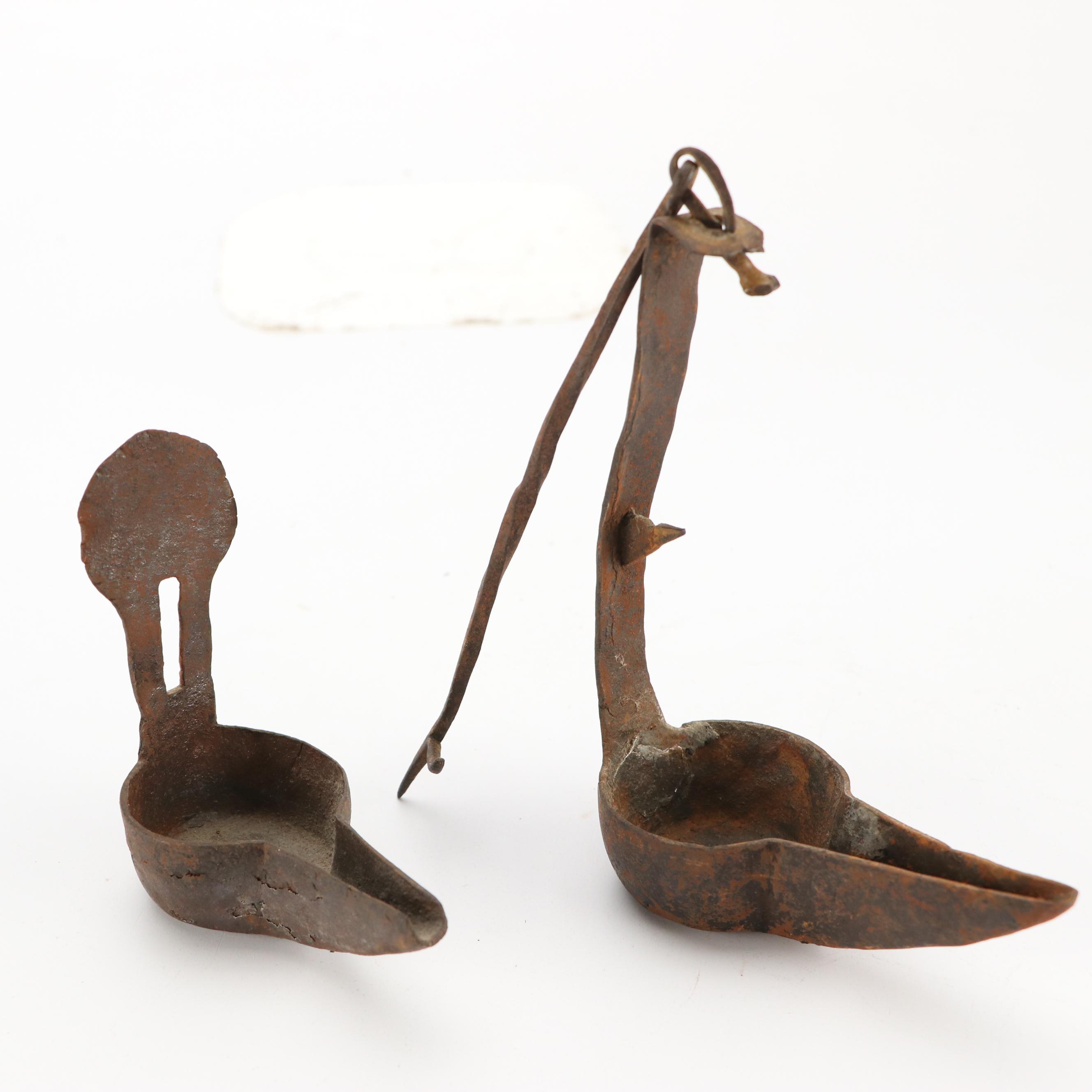 Metal Whale Oil Lamps