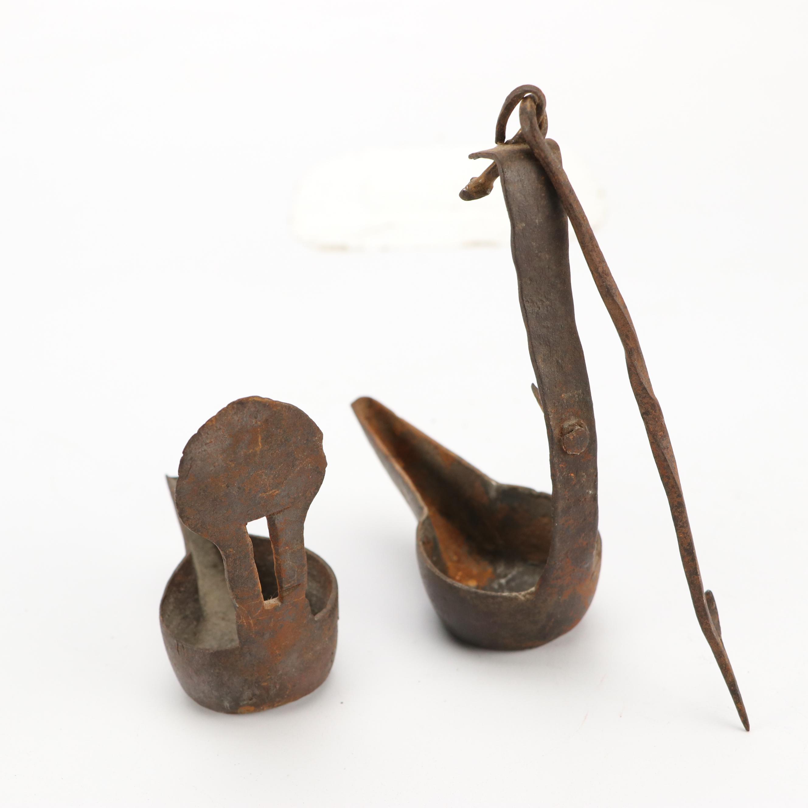 Metal Whale Oil Lamps