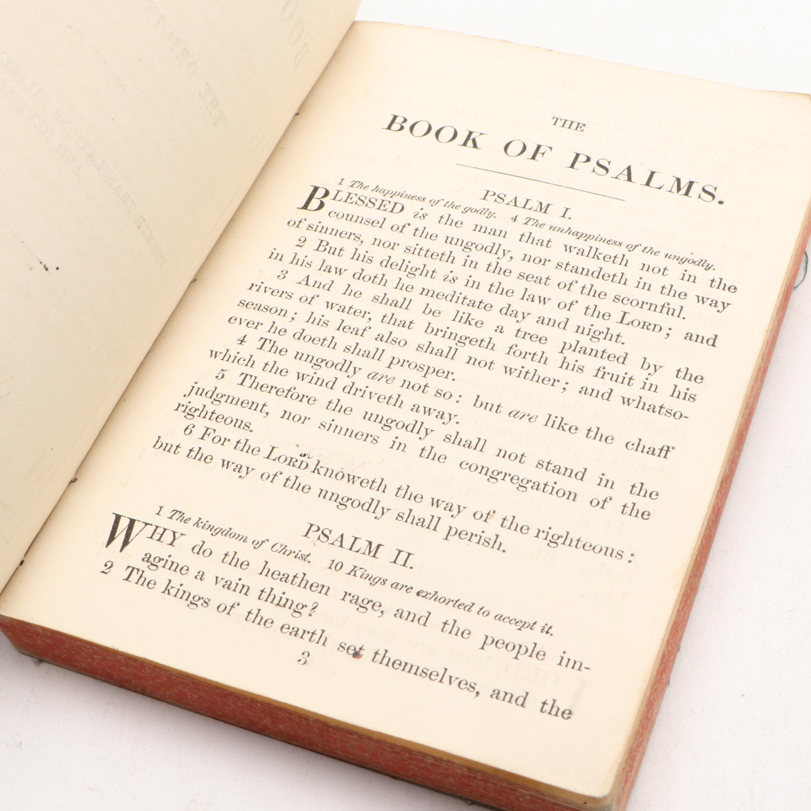 The Book of Psalms, 1880