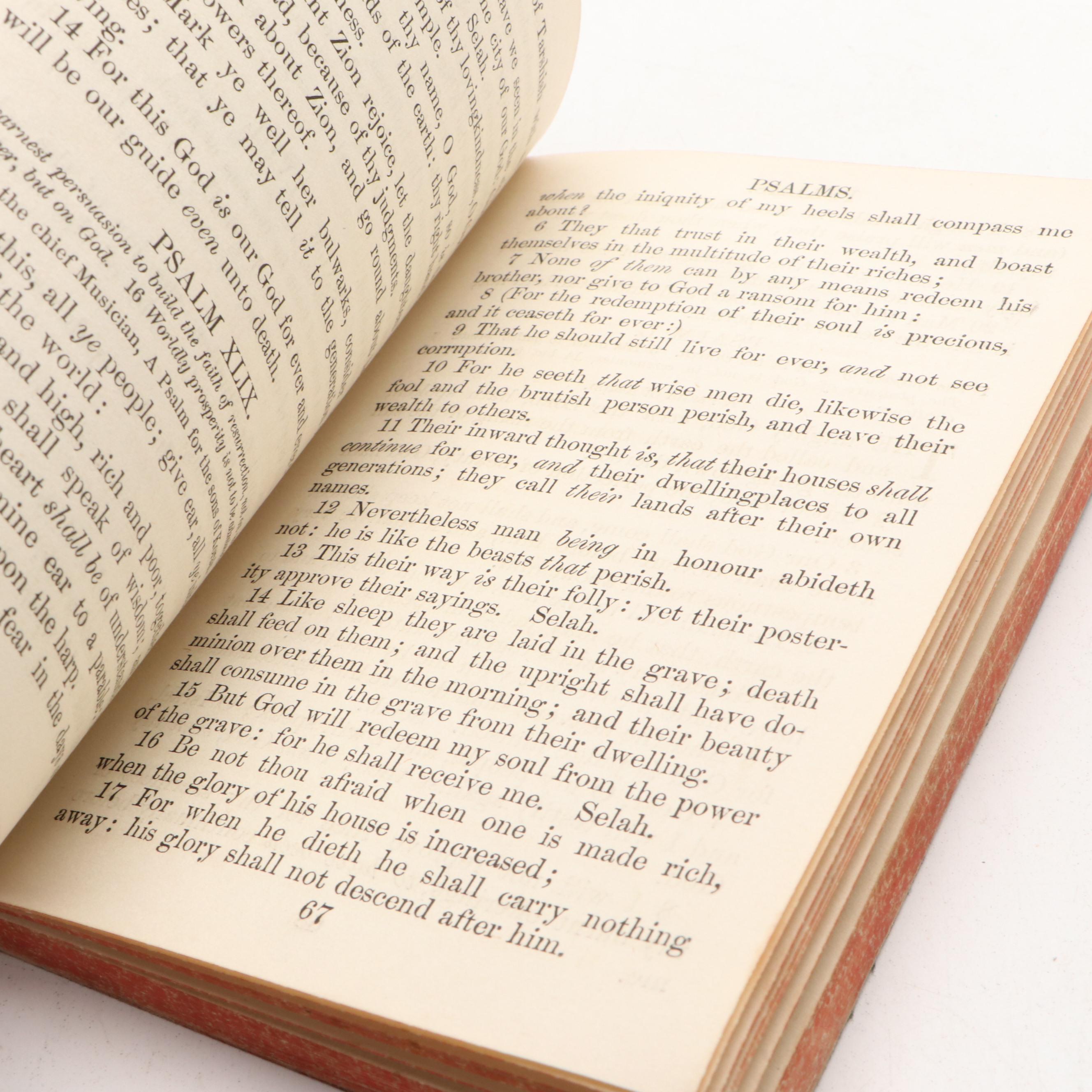 The Book of Psalms, 1880