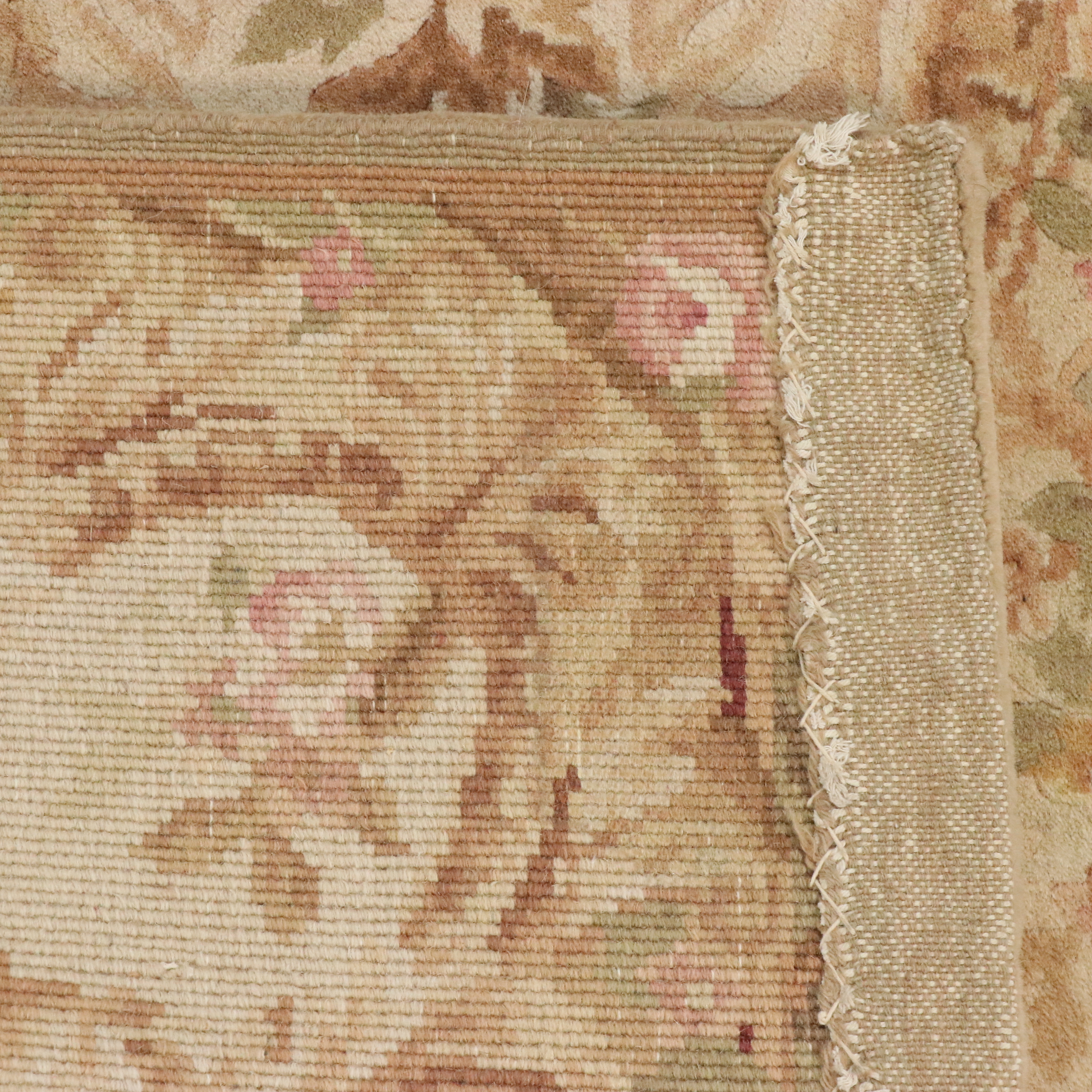 4' x 5'8 Hand-Knotted Sino-French Aubusson Style Area Rug