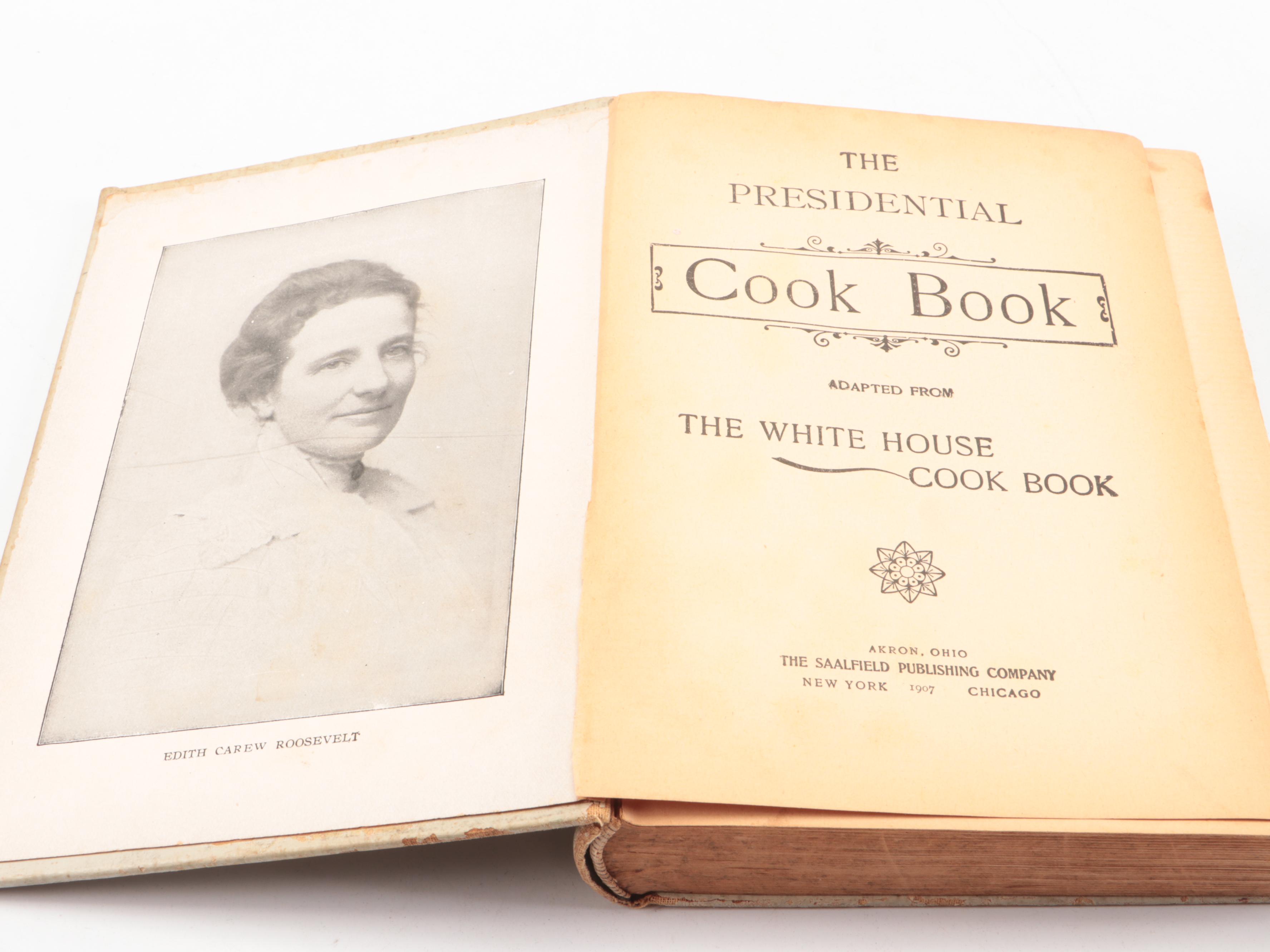 "The Presidential Cook Book" by by Hugo Ziemann and Fanny L. Gillette, 1907
