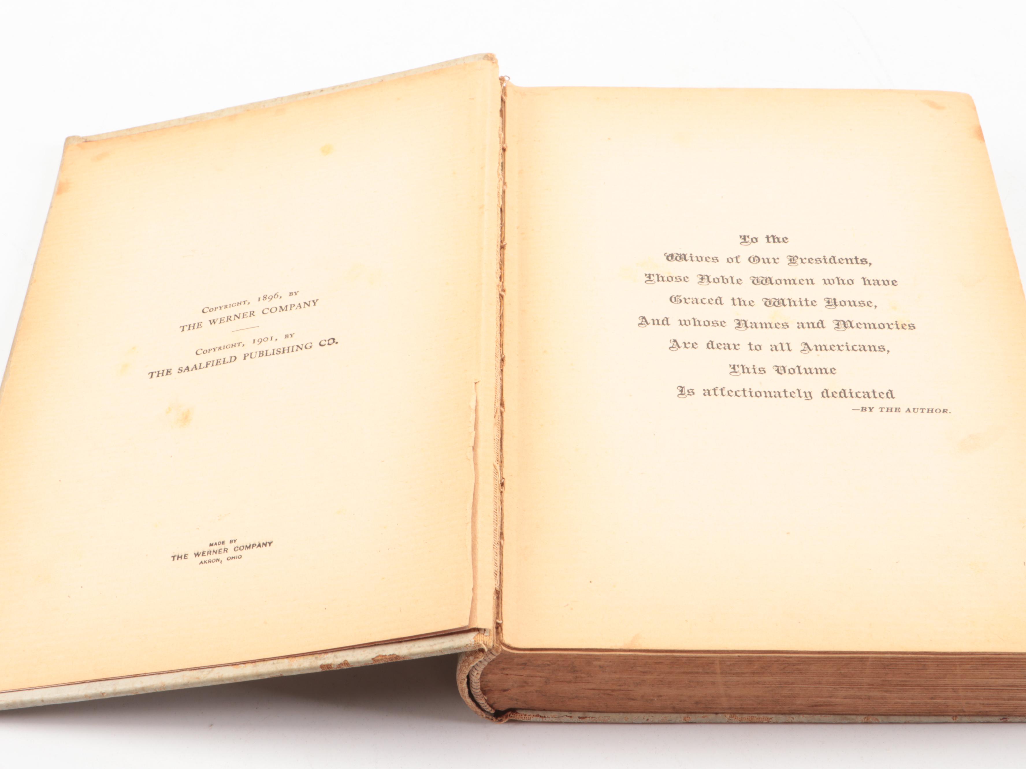 "The Presidential Cook Book" by by Hugo Ziemann and Fanny L. Gillette, 1907