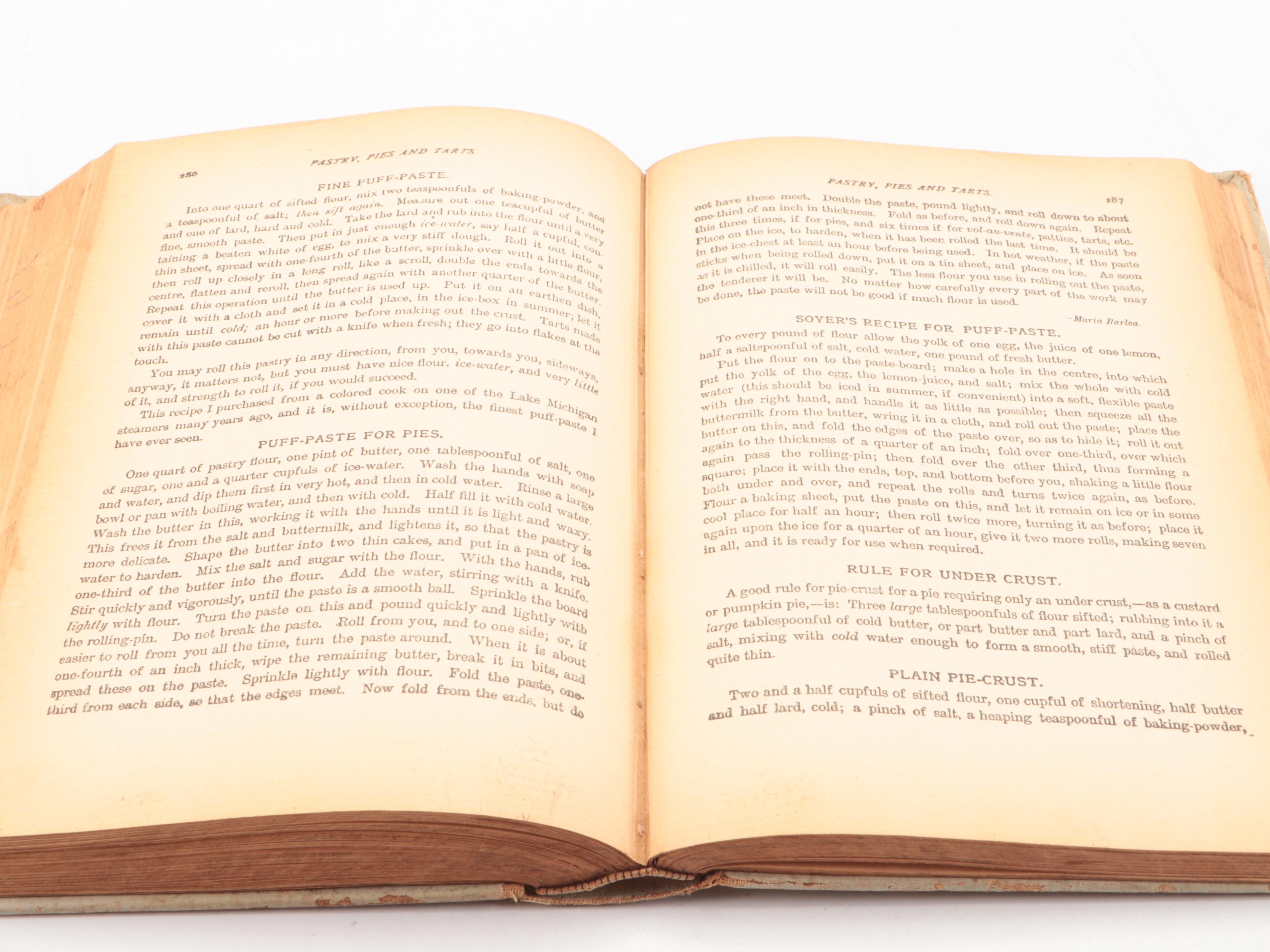 "The Presidential Cook Book" by by Hugo Ziemann and Fanny L. Gillette, 1907