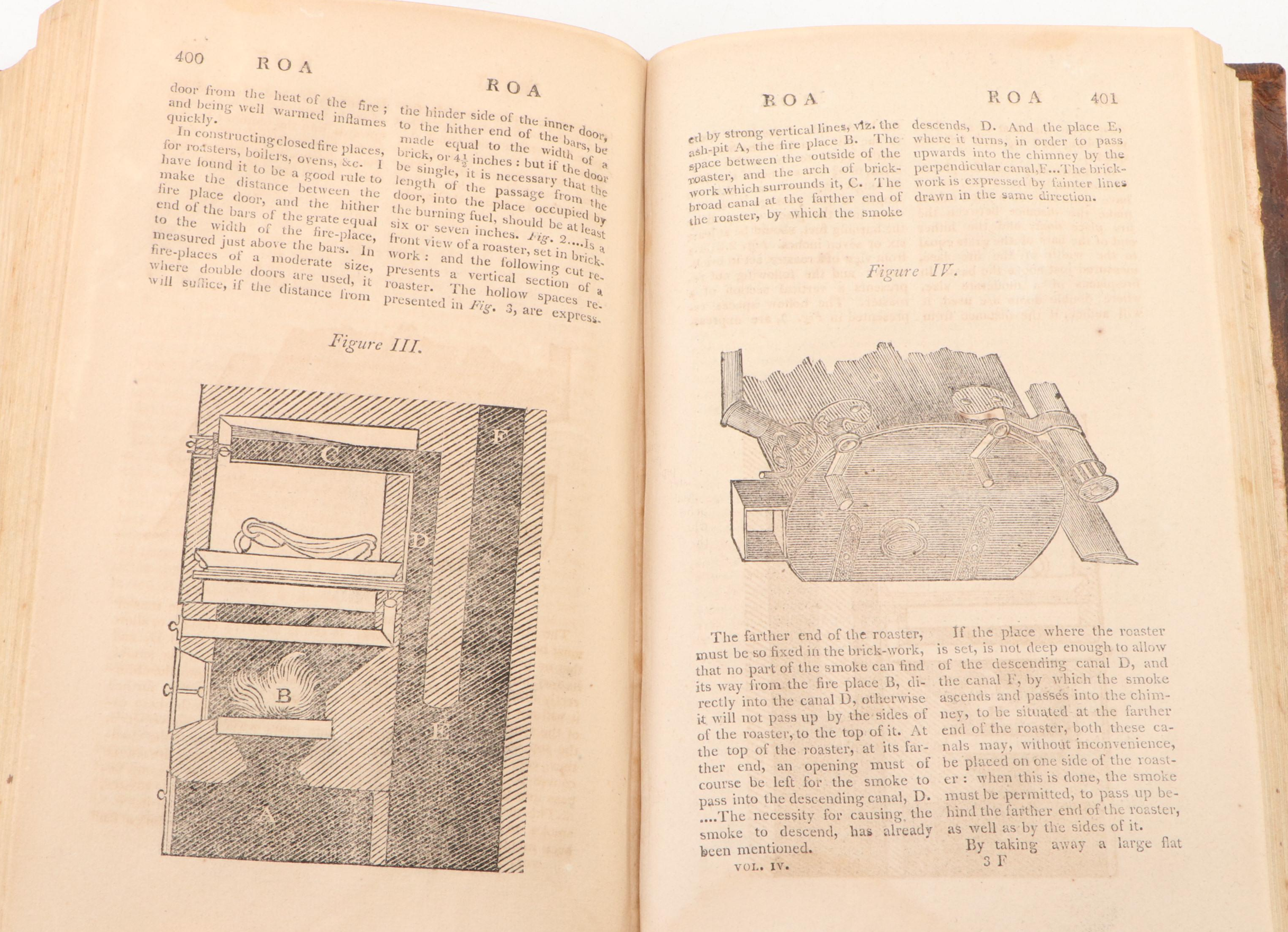 First American Edition "The Domestic Encyclopædia" Vol. IV by A. Willich, 1803