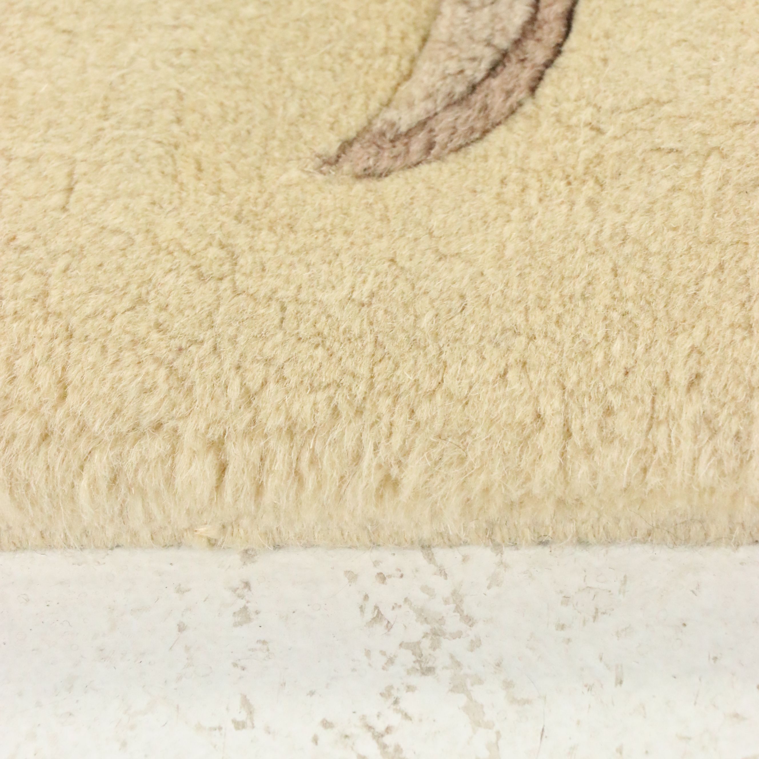 5'6 x 7'11 Hand-Knotted and Carved Chinese Floral Area Rug