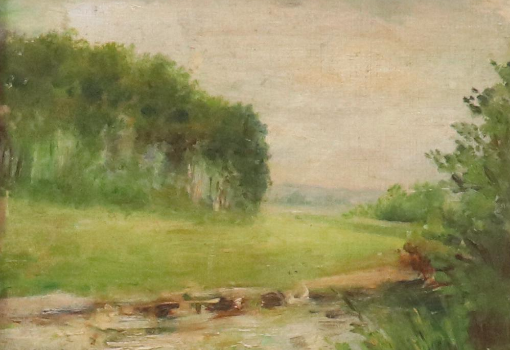 Pair of Landscape Oil Paintings, 20th Century