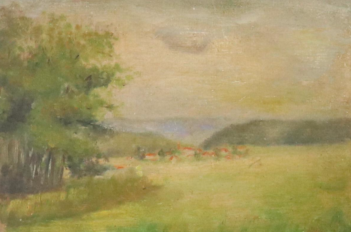 Pair of Landscape Oil Paintings, 20th Century