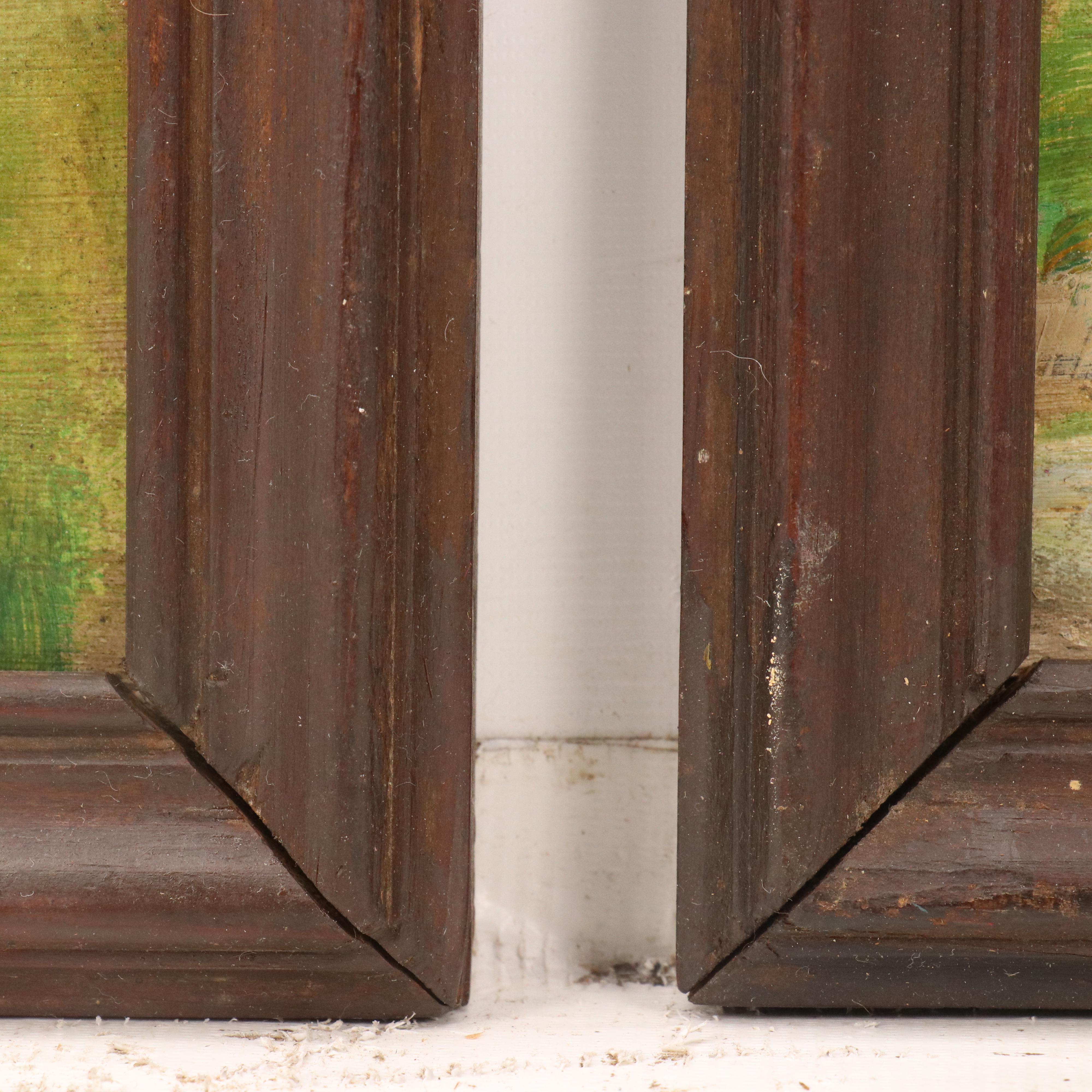 Pair of Landscape Oil Paintings, 20th Century