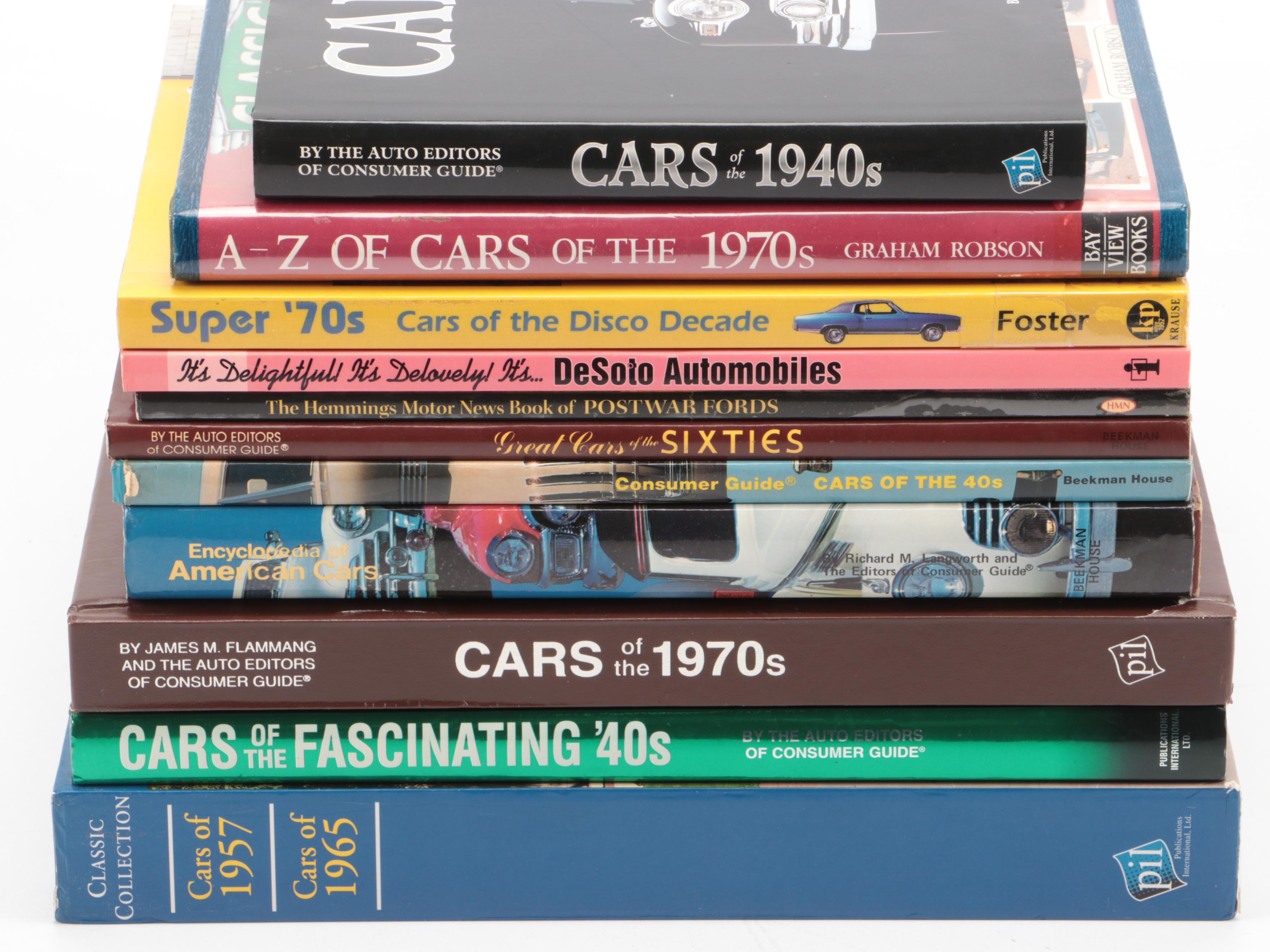 "Cars of the 70s" by James M. Flammang and More Car Books