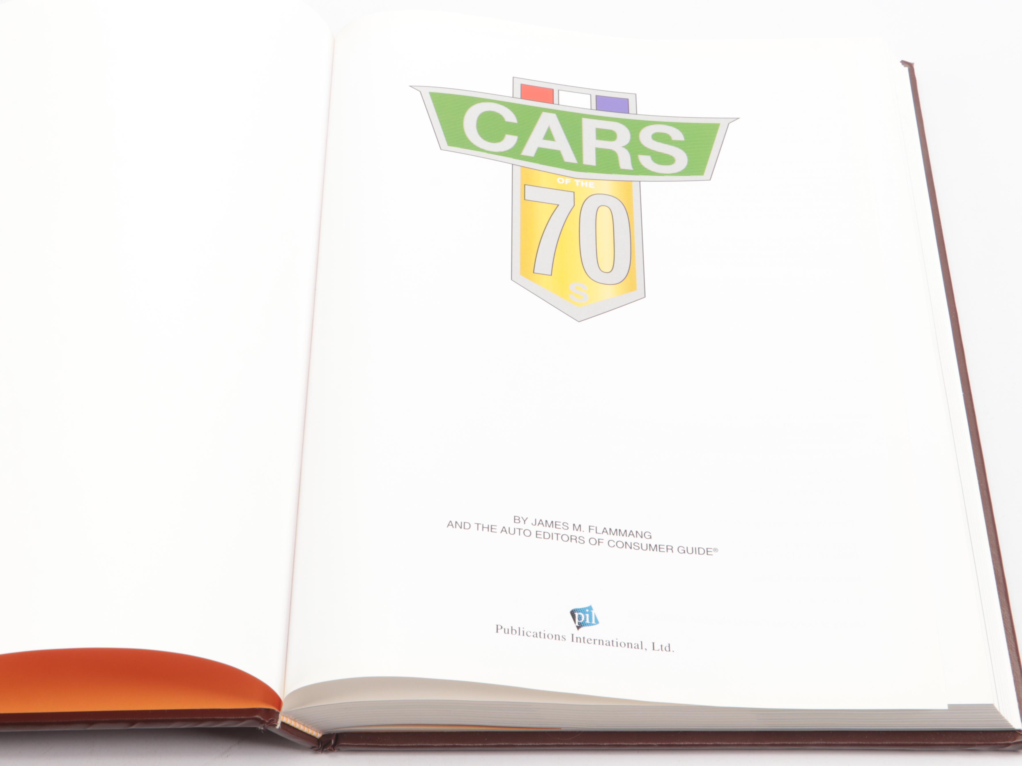 "Cars of the 70s" by James M. Flammang and More Car Books