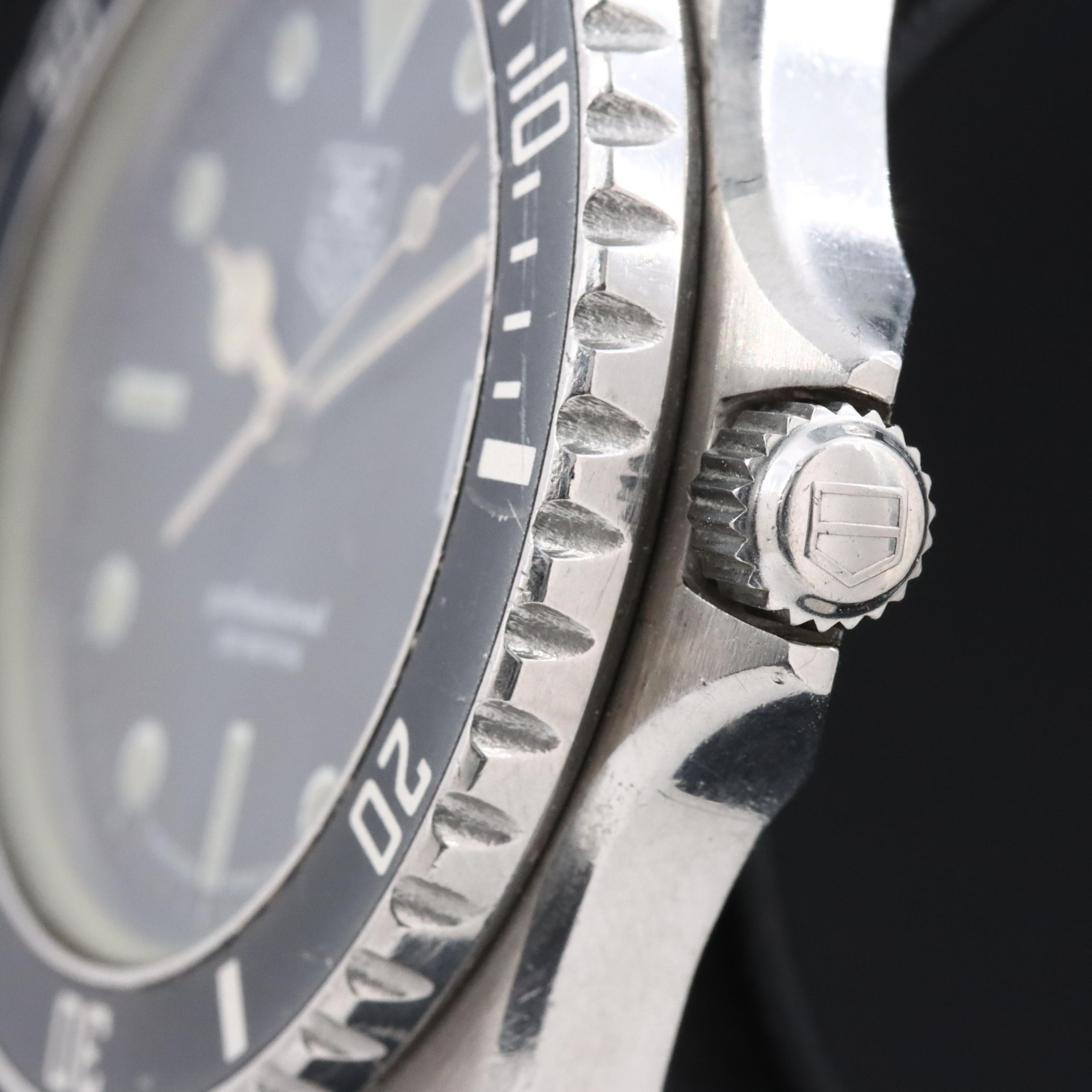 TAG Heuer Professional 980.103B Black 37mm Steel Quartz Watch