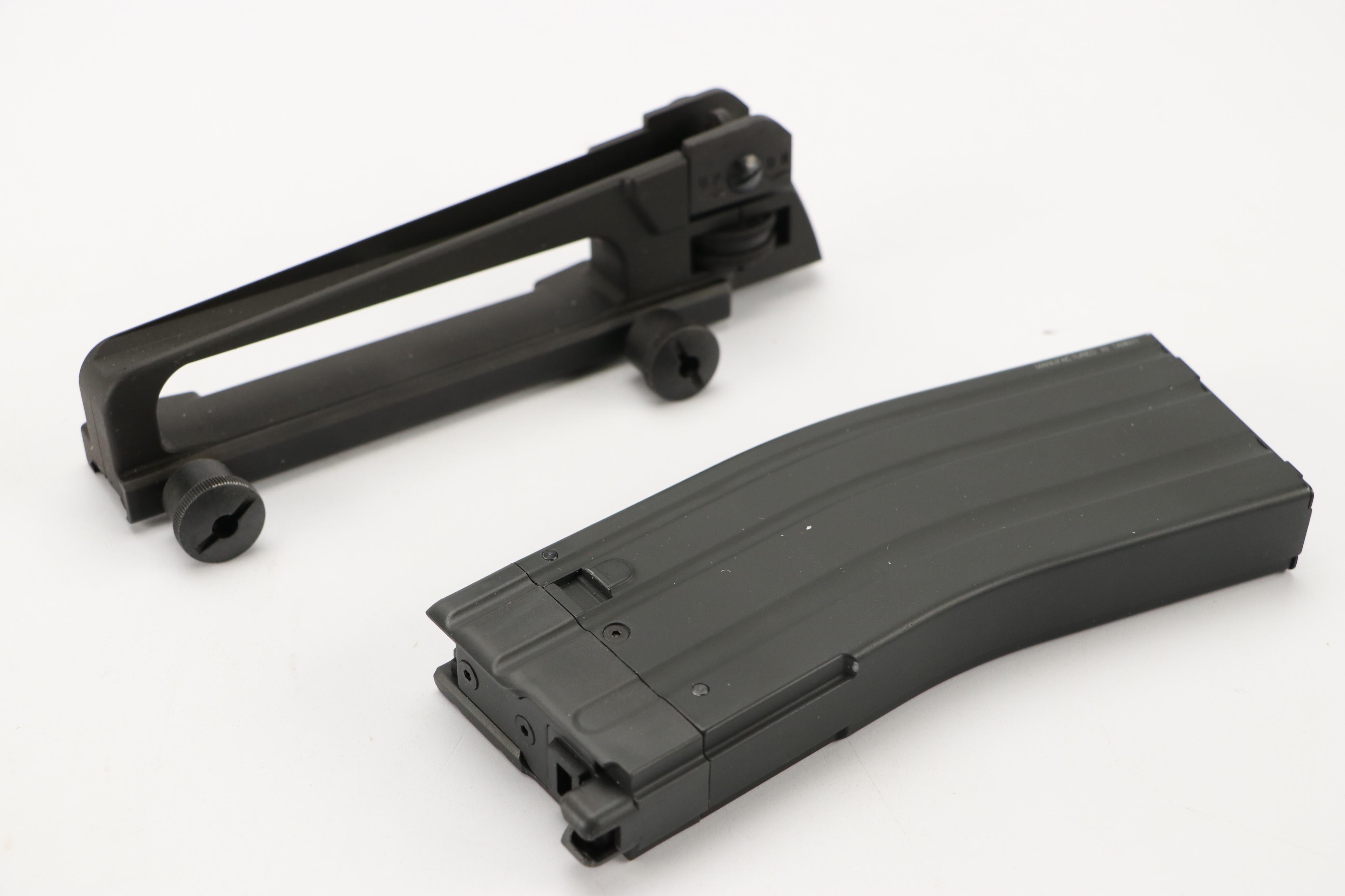 KWA Airsoft Gas Blowback Rifle with Airsoft Glock Handgun and Accessories