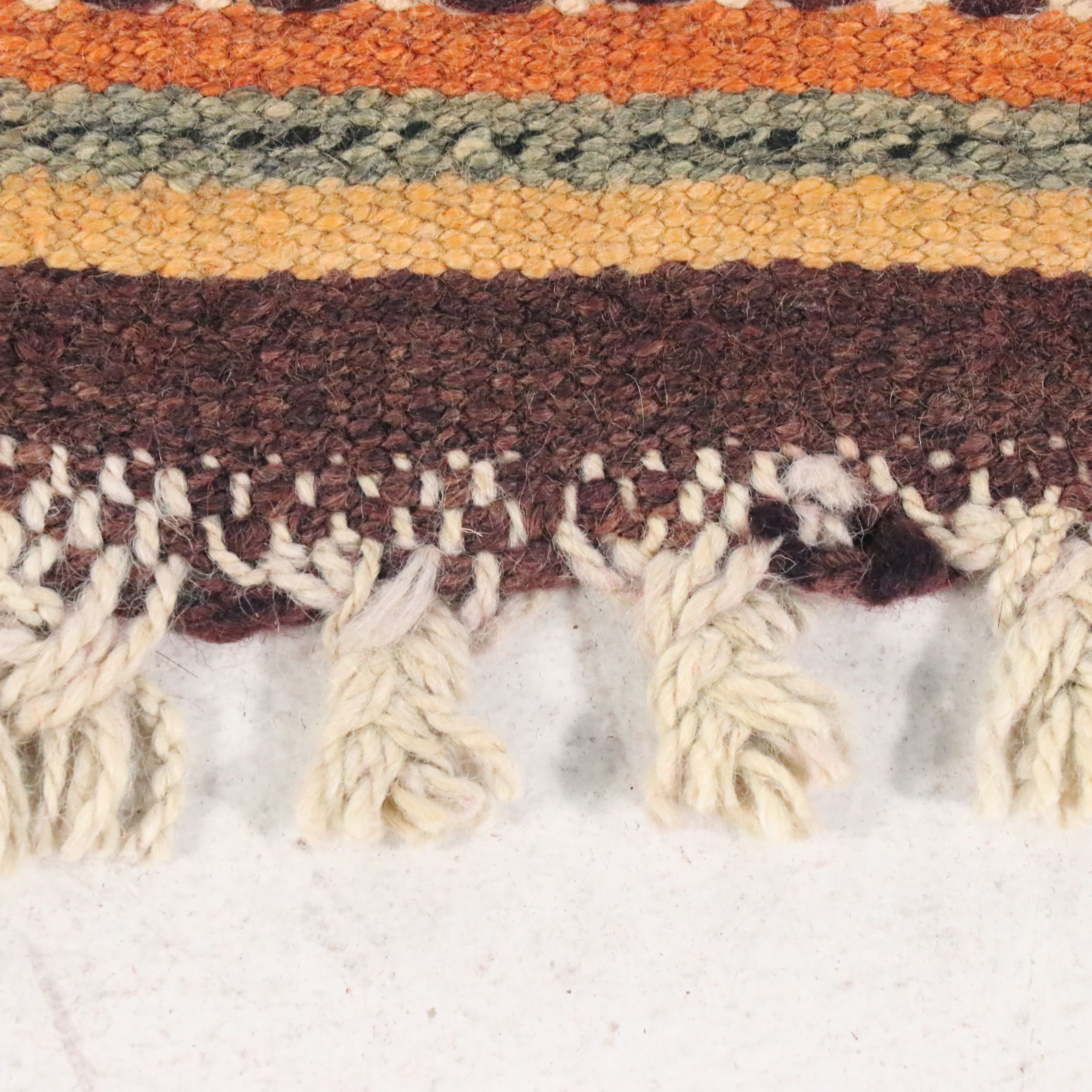 3'3 x 11'3 Hand-Knotted Moroccan Berber Carpet Runner Long Rug