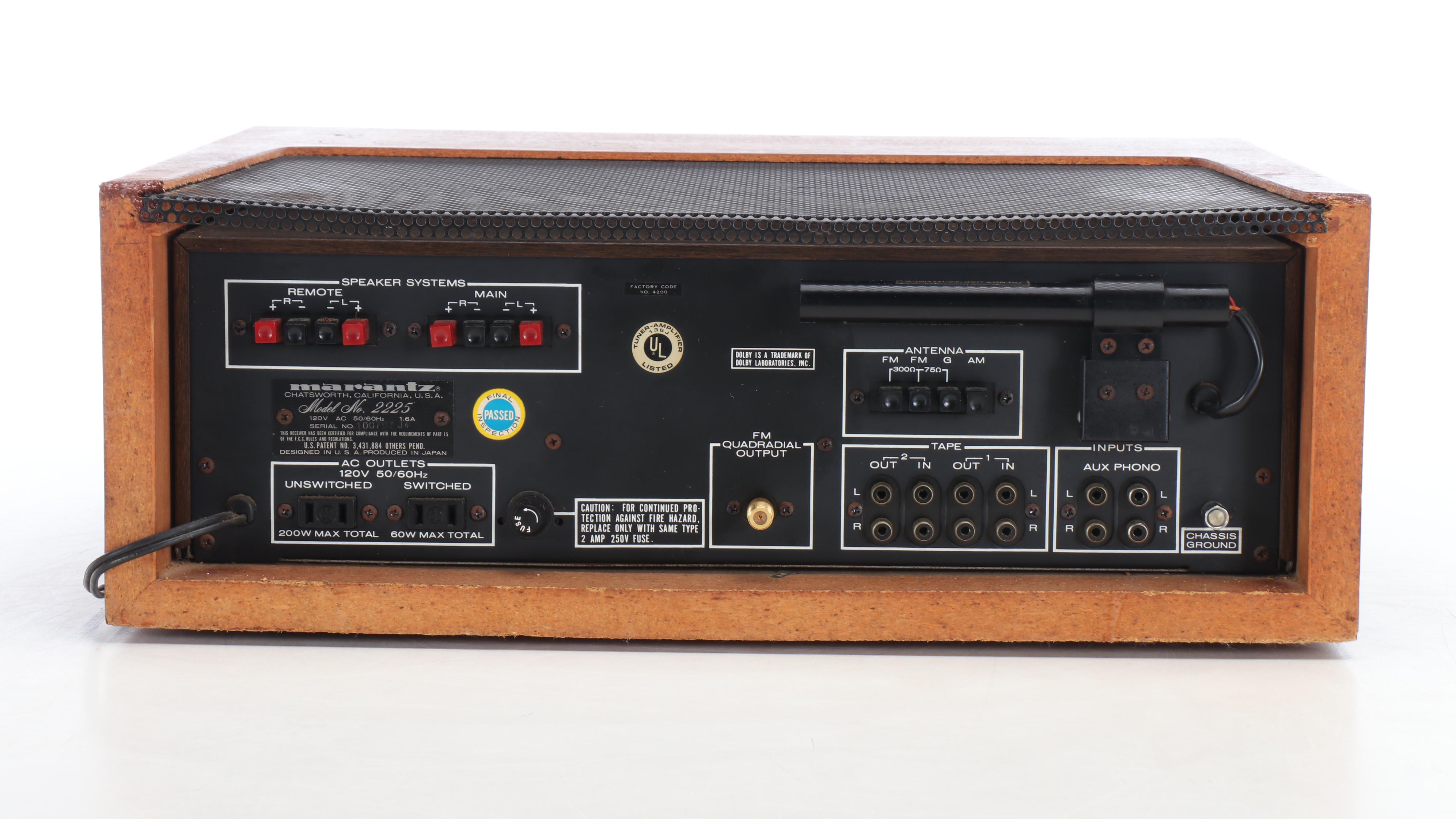 Marantz Model 2225 Stereo Receiver