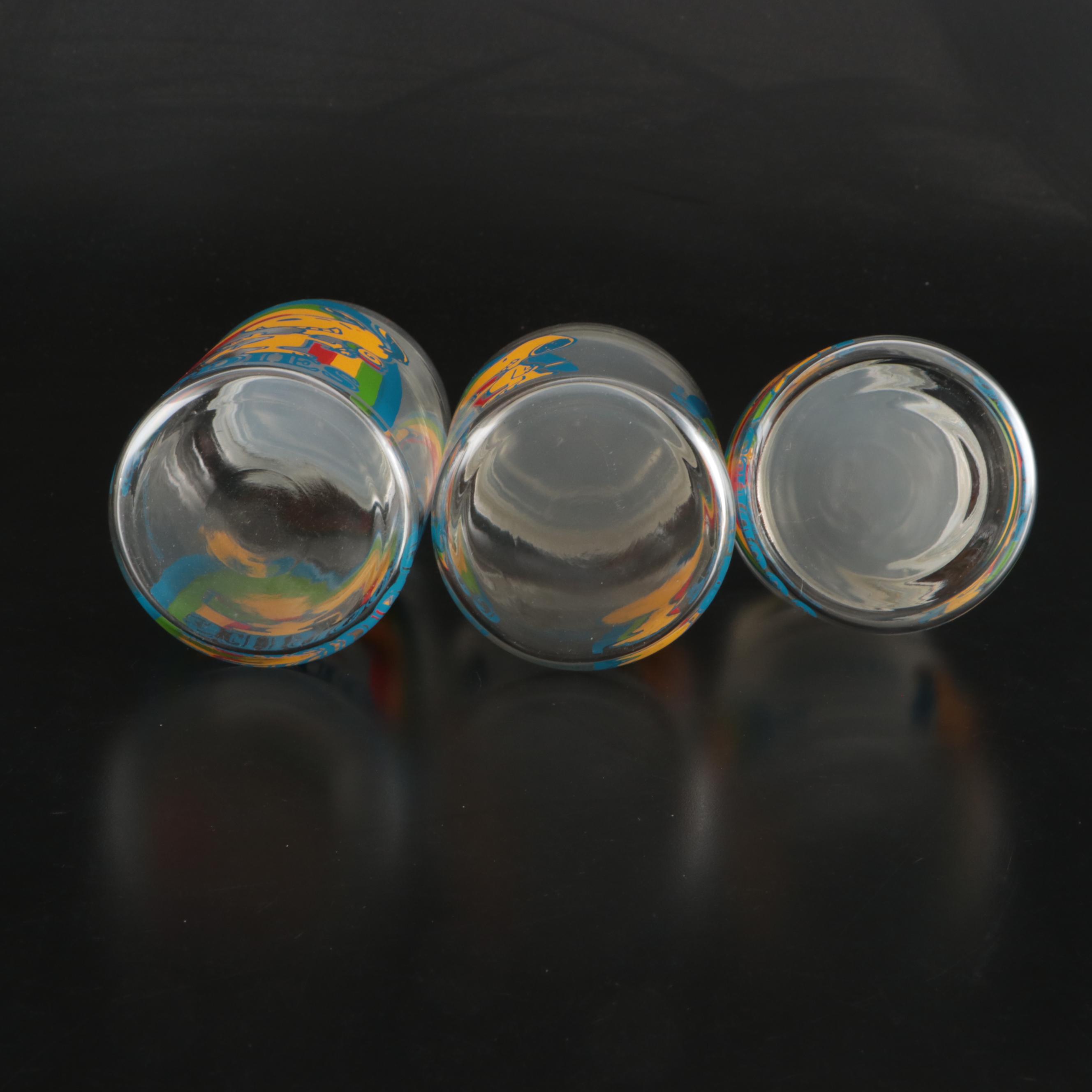 Anchor Hocking with Other Snoopy Milk Glass Mugs and Glass Jars