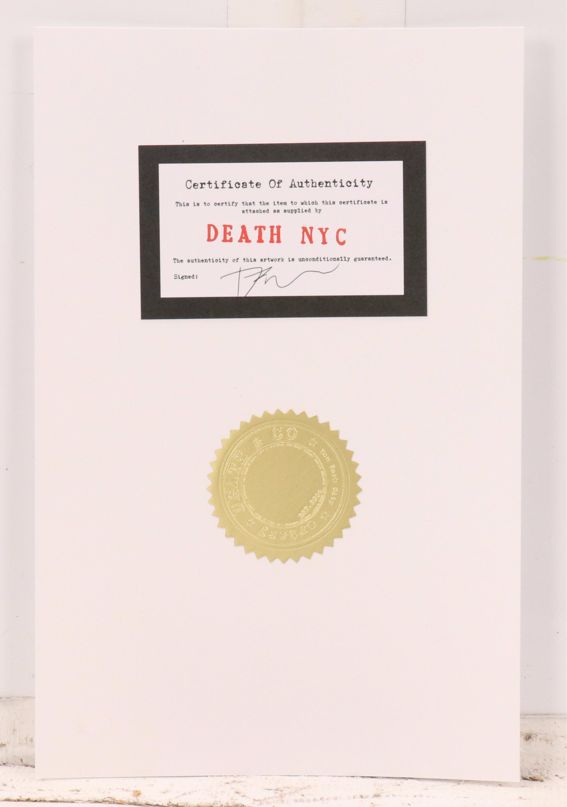 Death NYC Pop Art Graphic Print Homage to Keith Haring, 2023