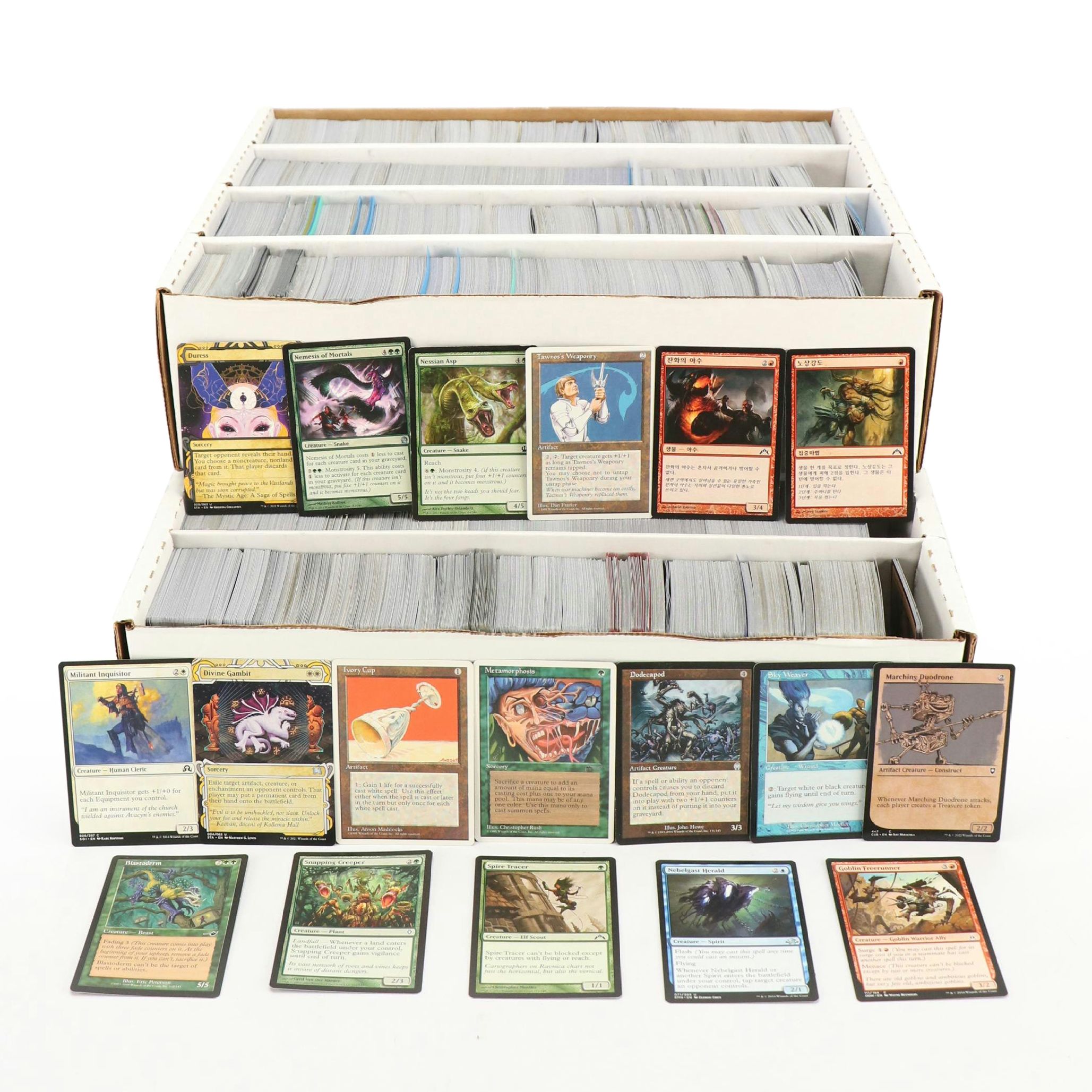 Magic: The Gathering Trading Cards with Storage Boxes, 1990s-2020s
