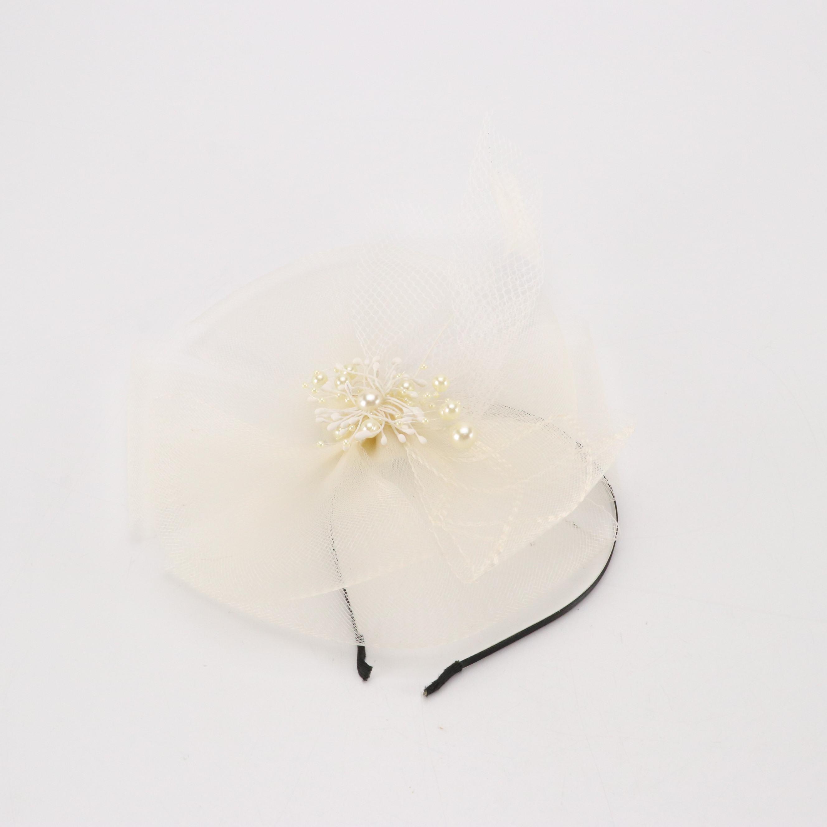 Vintage Ruffle-Tiered Hat, Embellished Headband Headpiece & Other Hat, With Box