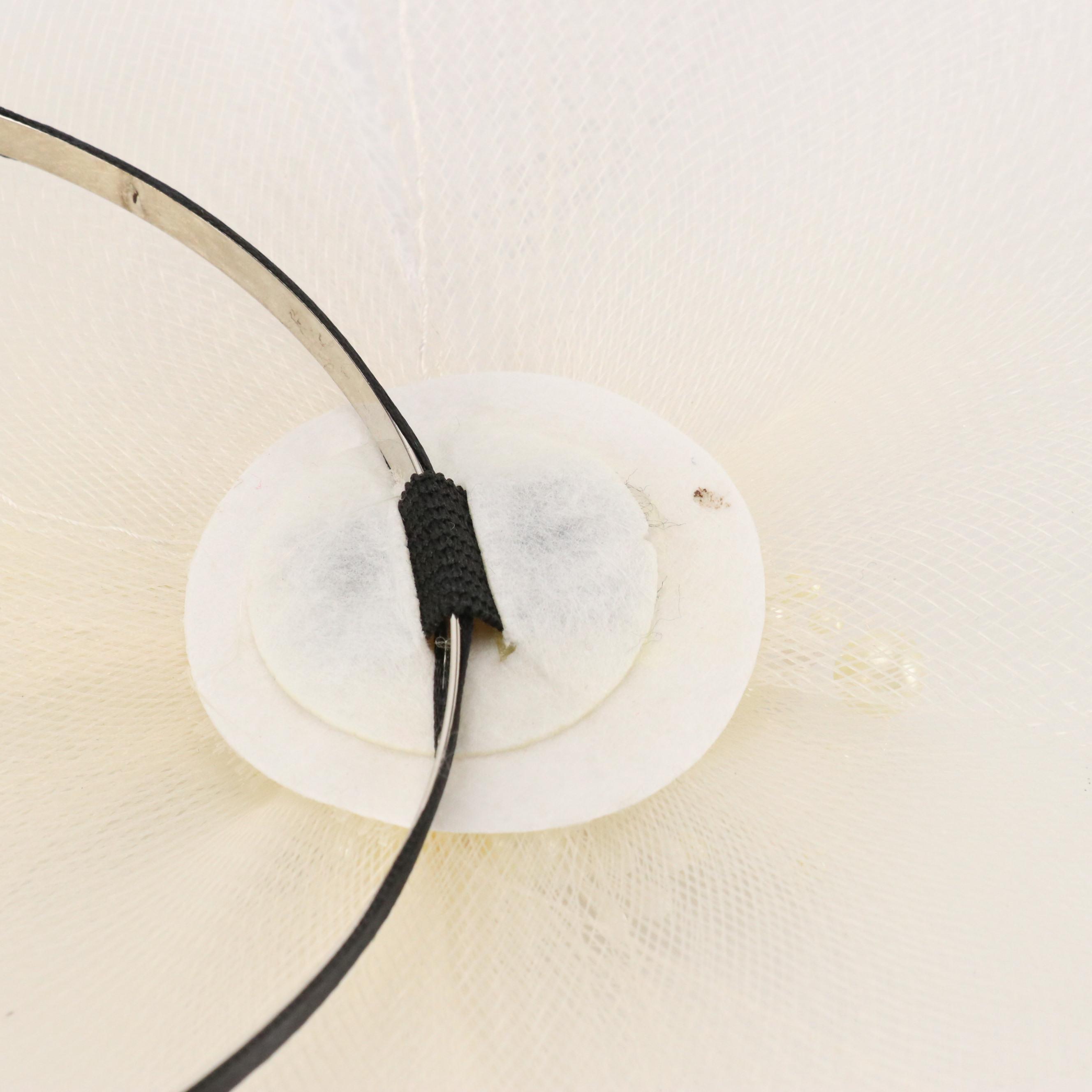 Vintage Ruffle-Tiered Hat, Embellished Headband Headpiece & Other Hat, With Box