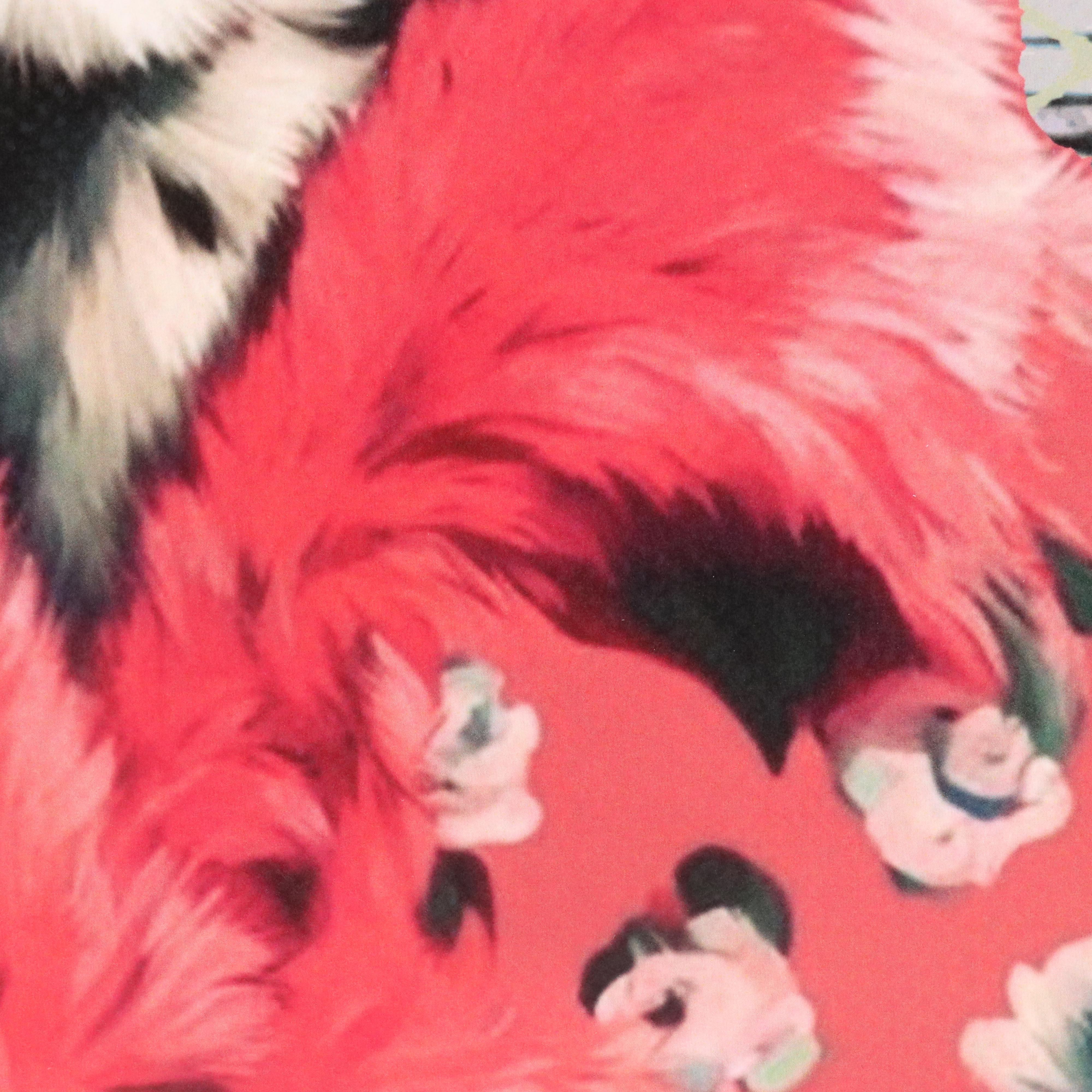 Death NYC Pop Art Graphic Print Homage to Louis Vuitton x Chanel x Leopard, 2024