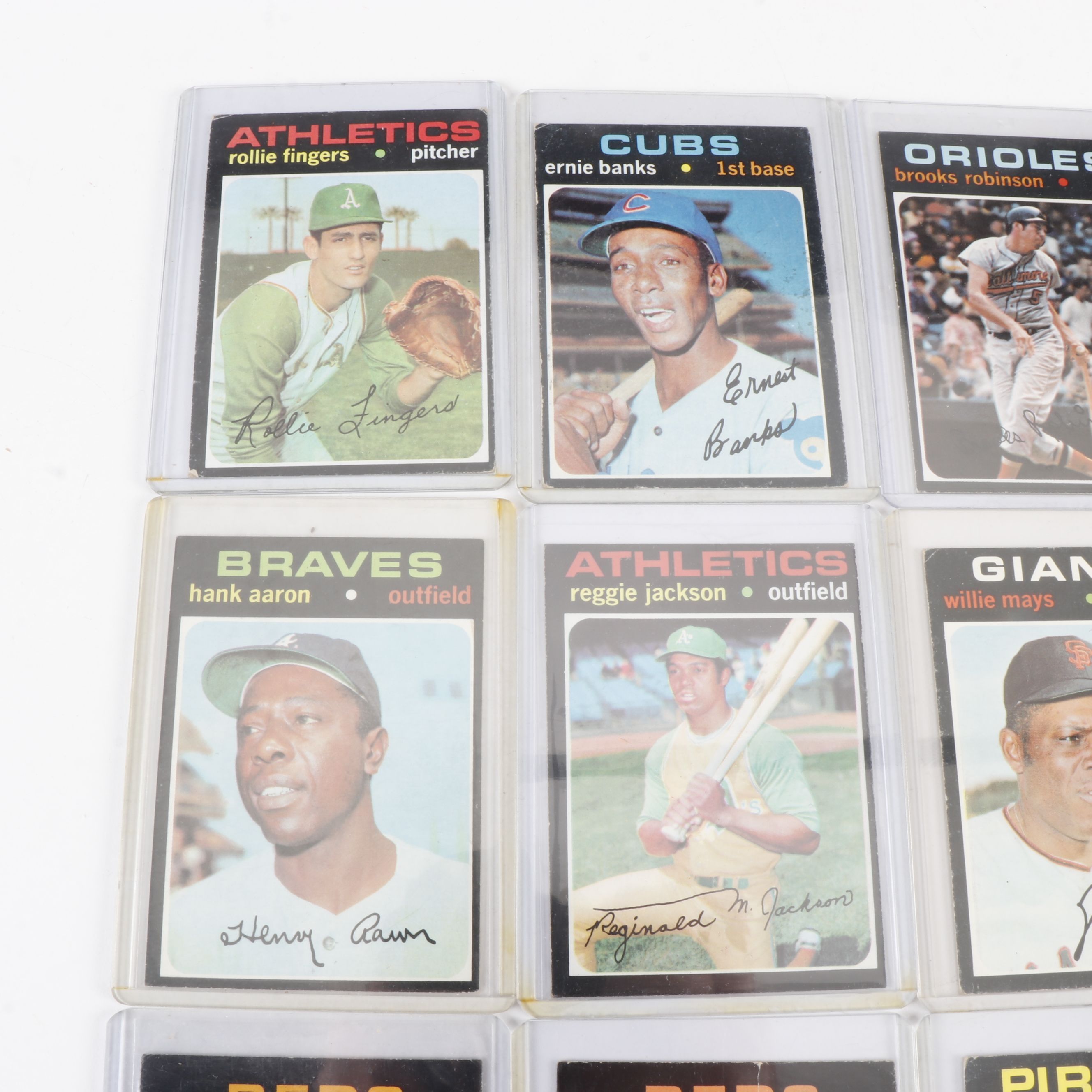 1971 Topps Complete Baseball Card Set with PSA Graded 8 NM-MT Cards