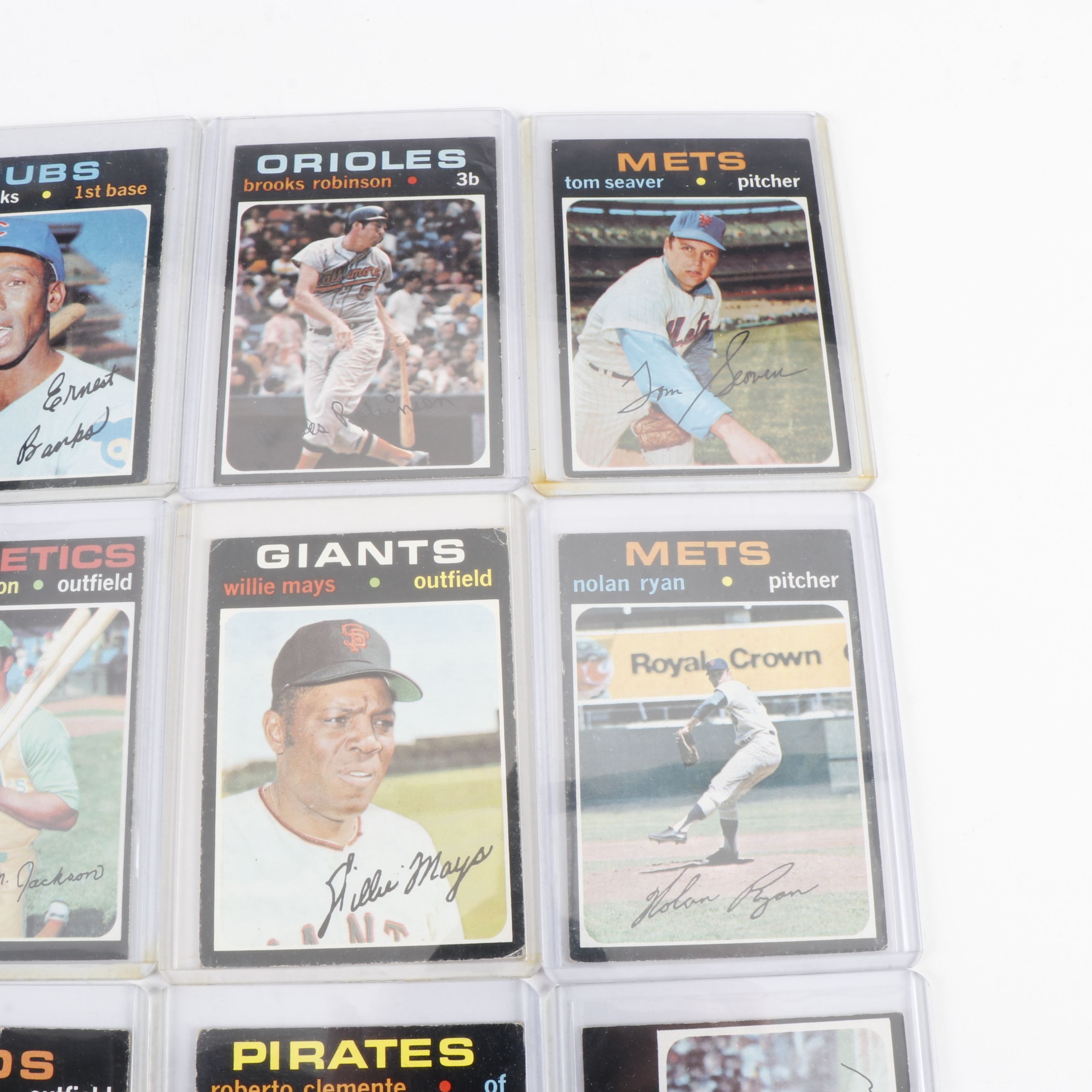1971 Topps Complete Baseball Card Set with PSA Graded 8 NM-MT Cards