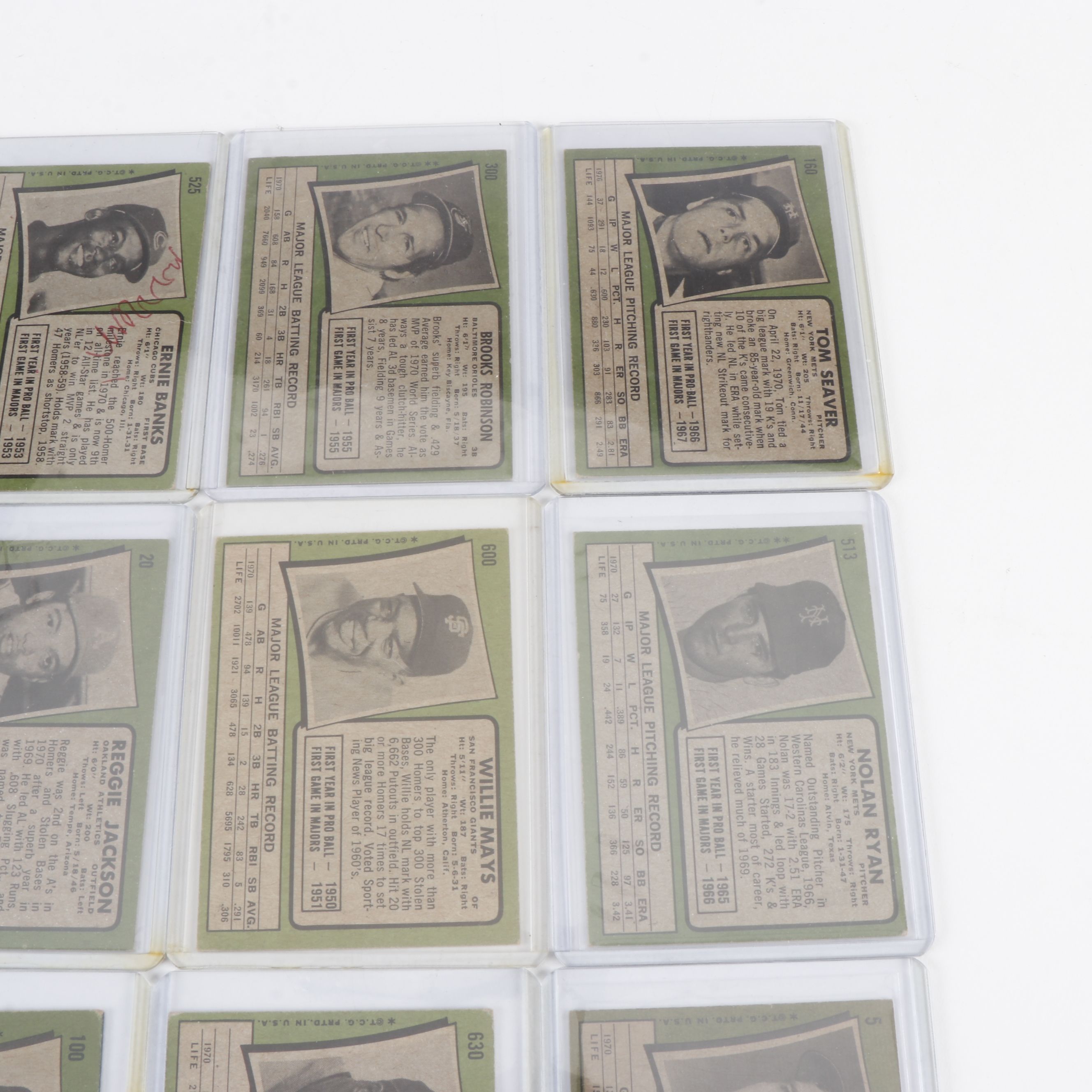 1971 Topps Complete Baseball Card Set with PSA Graded 8 NM-MT Cards
