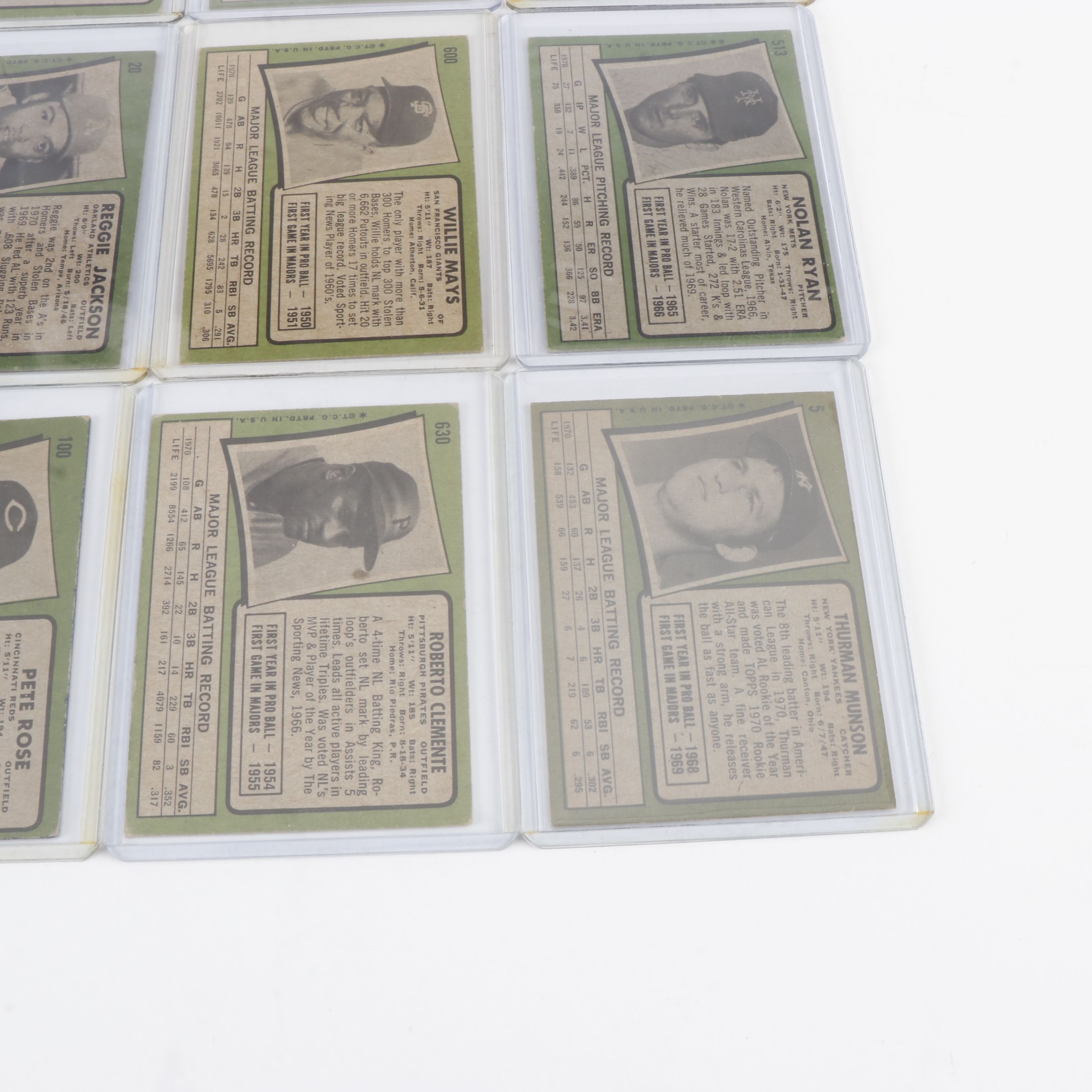 1971 Topps Complete Baseball Card Set with PSA Graded 8 NM-MT Cards