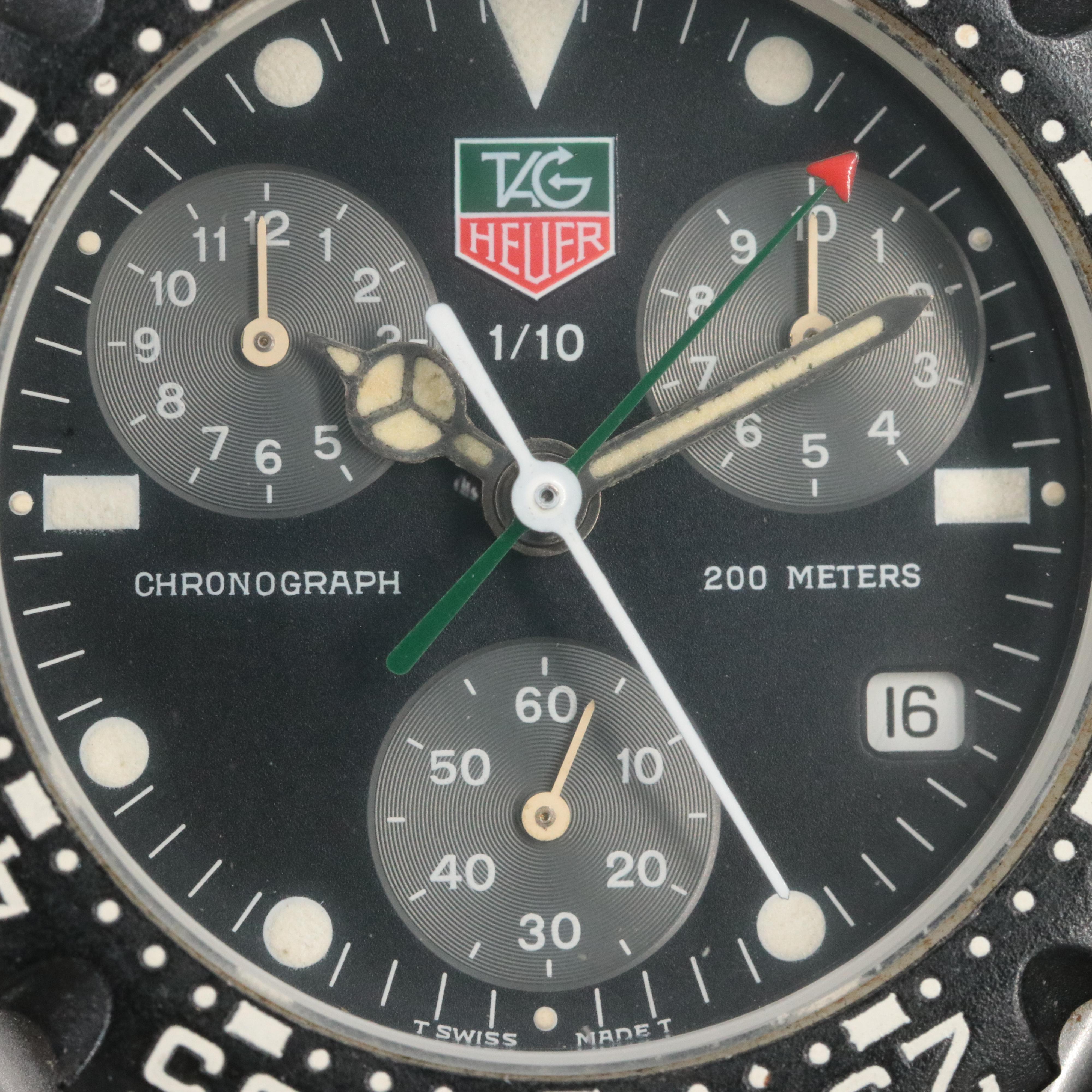 TAG Heuer Formula 1 Chronograph 38mm Steel Quartz Vintage Watch 571-513
