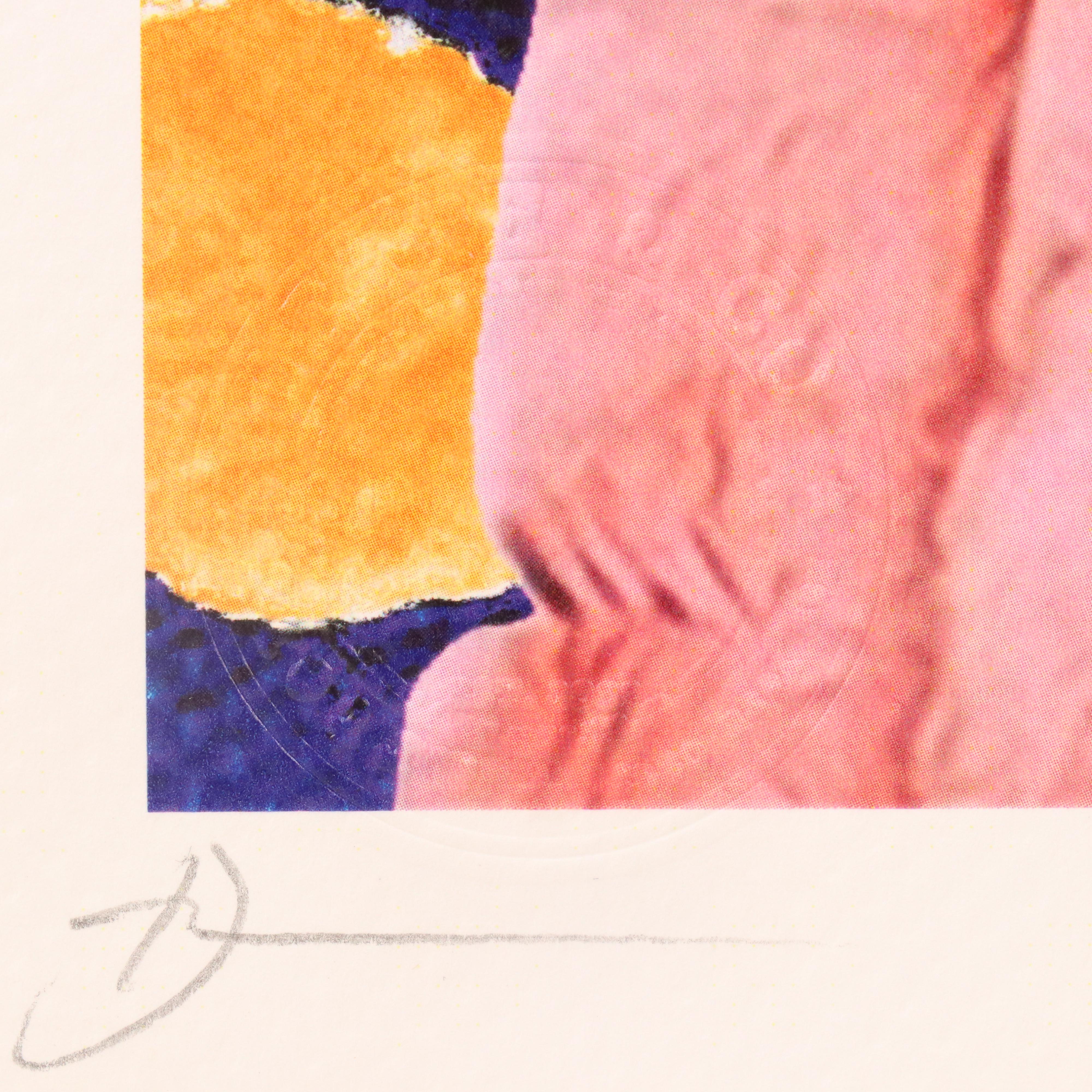 Death NYC Pop Art Graphic Print of Anthropomorphic Peacock in Fur Coat, 2024