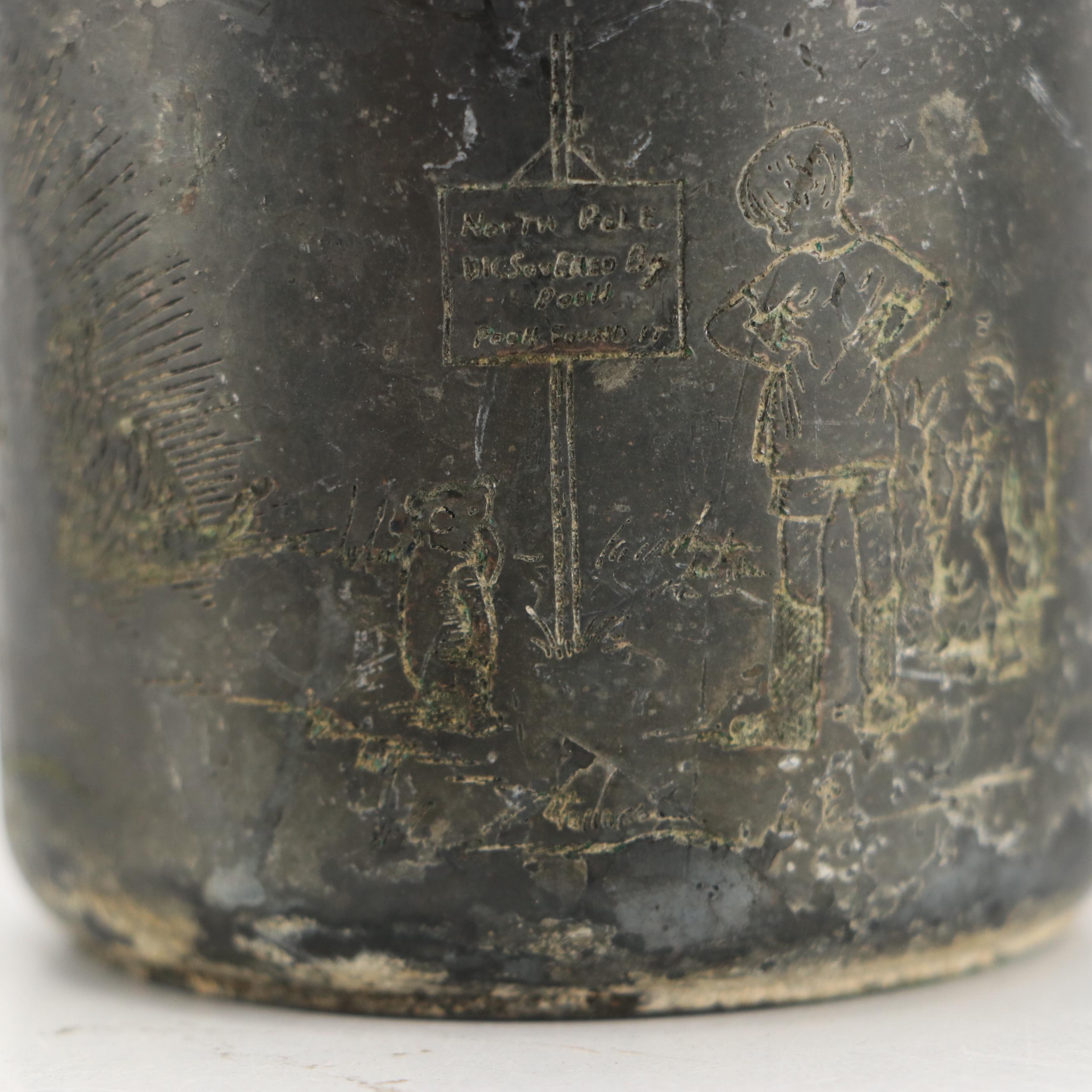 1933 Chicago World's Fair Sugar and Creamer Set with Other Tableware