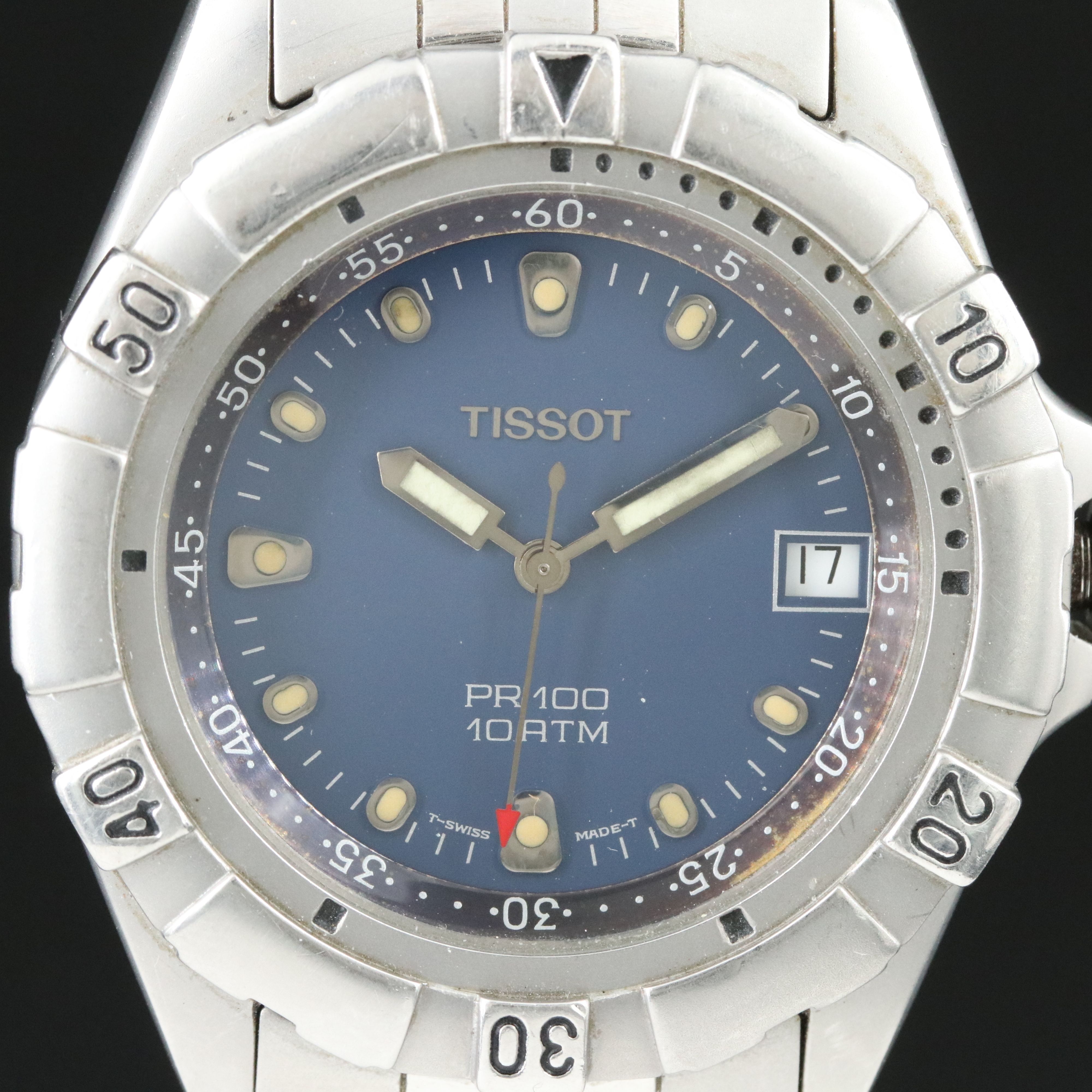 Tissot PR 100 Blue 38mm Steel Quartz Watch P363/463