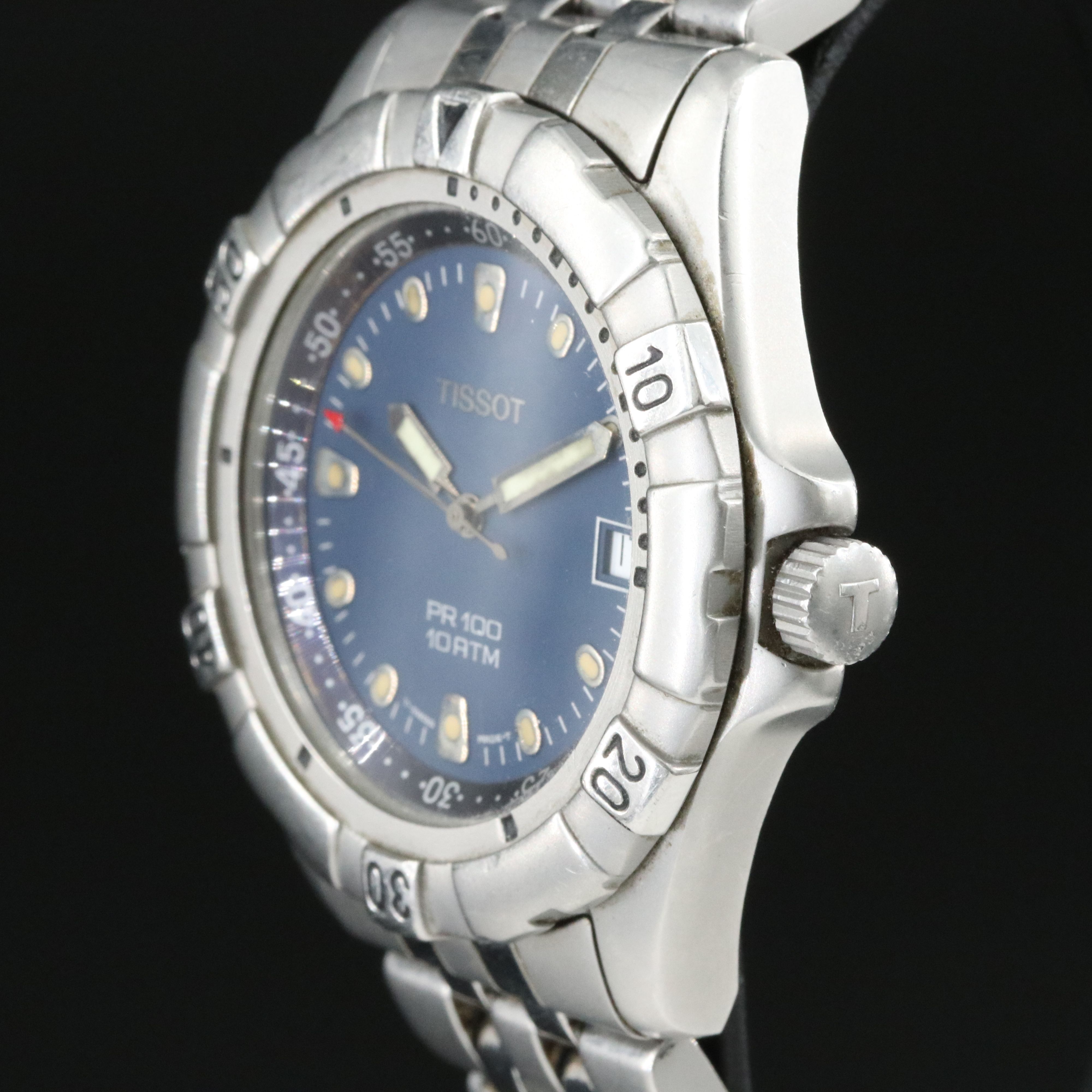 Tissot PR 100 Blue 38mm Steel Quartz Watch P363/463