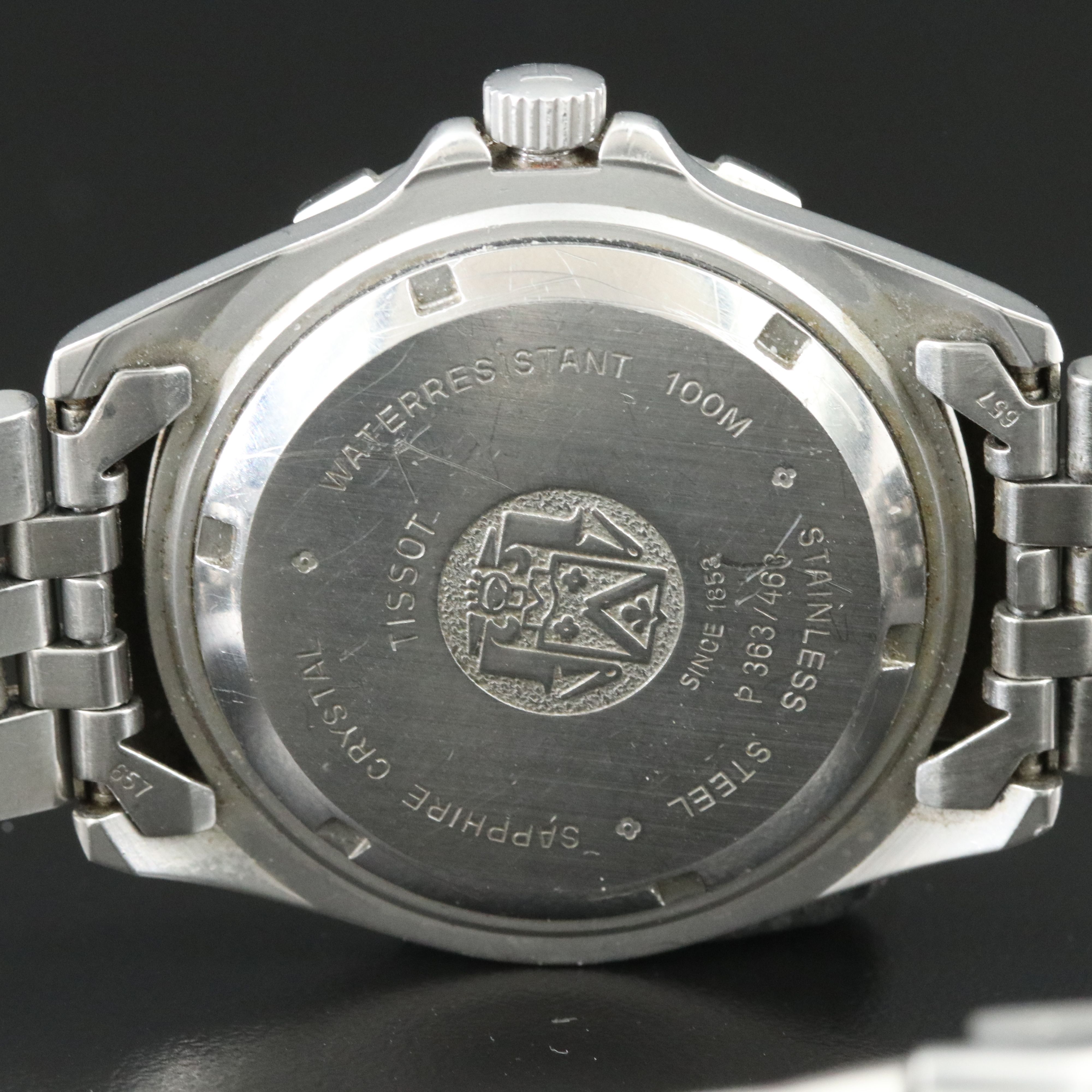 Tissot PR 100 Blue 38mm Steel Quartz Watch P363/463