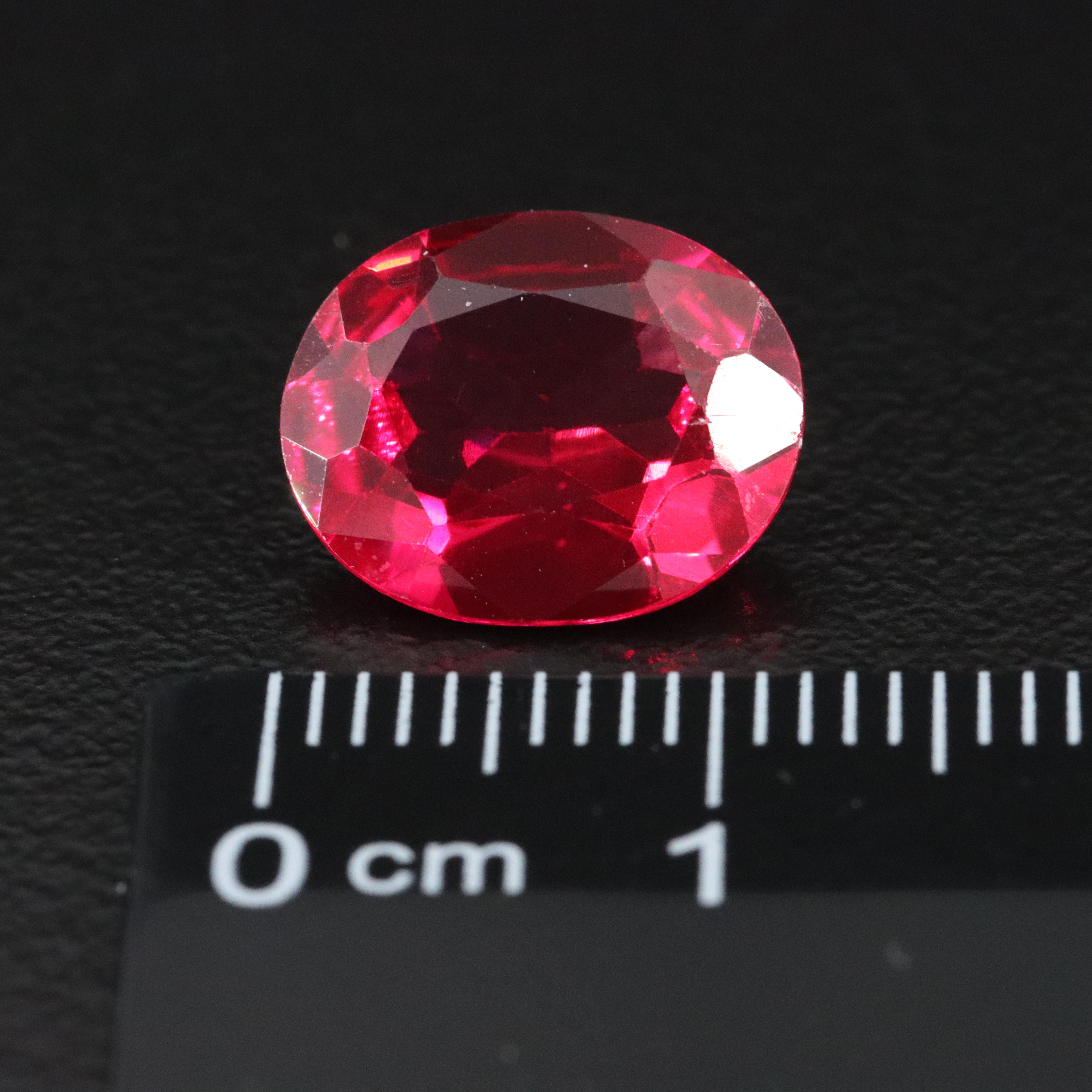 Loose 4.89 CT Lab Grown Ruby