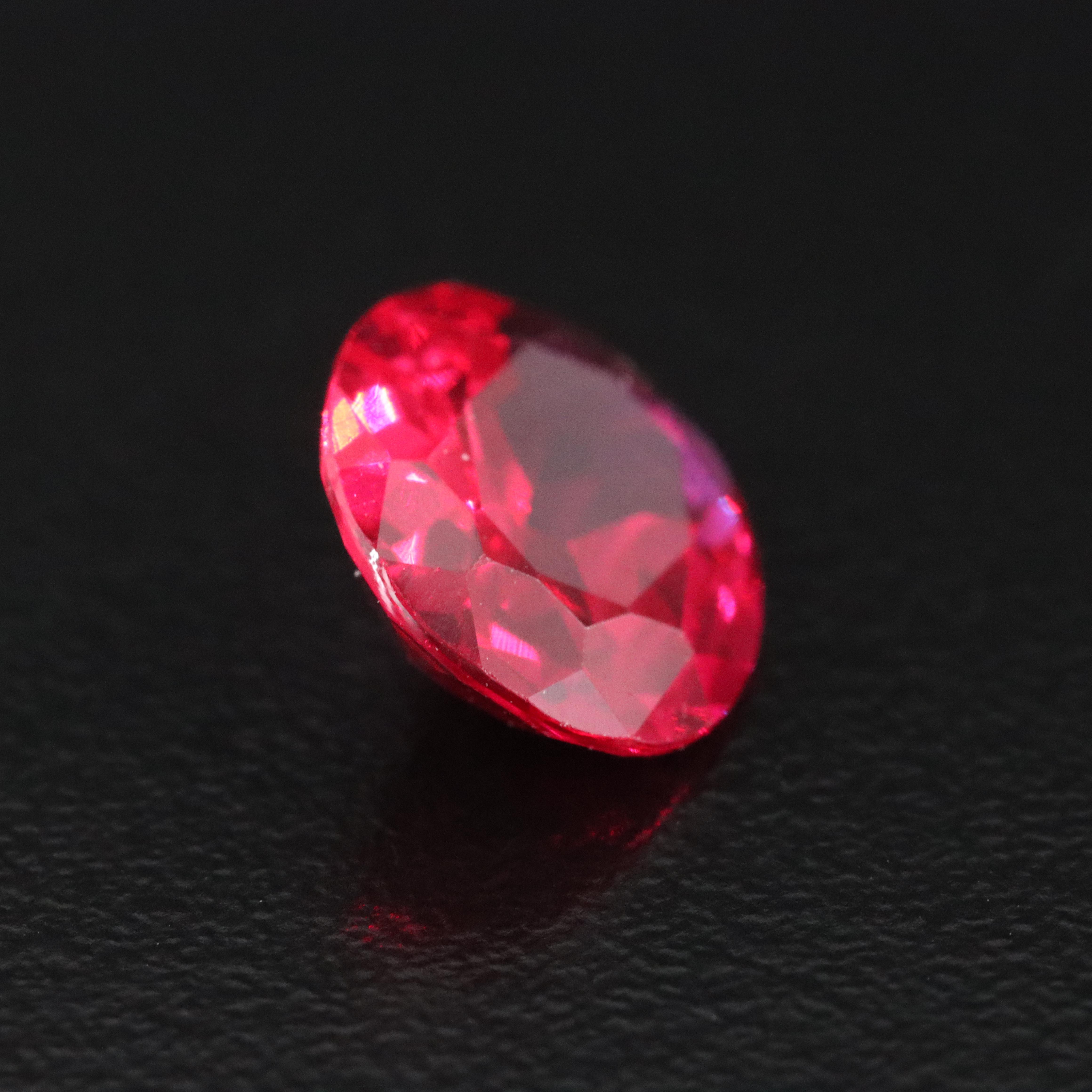 Loose 4.89 CT Lab Grown Ruby
