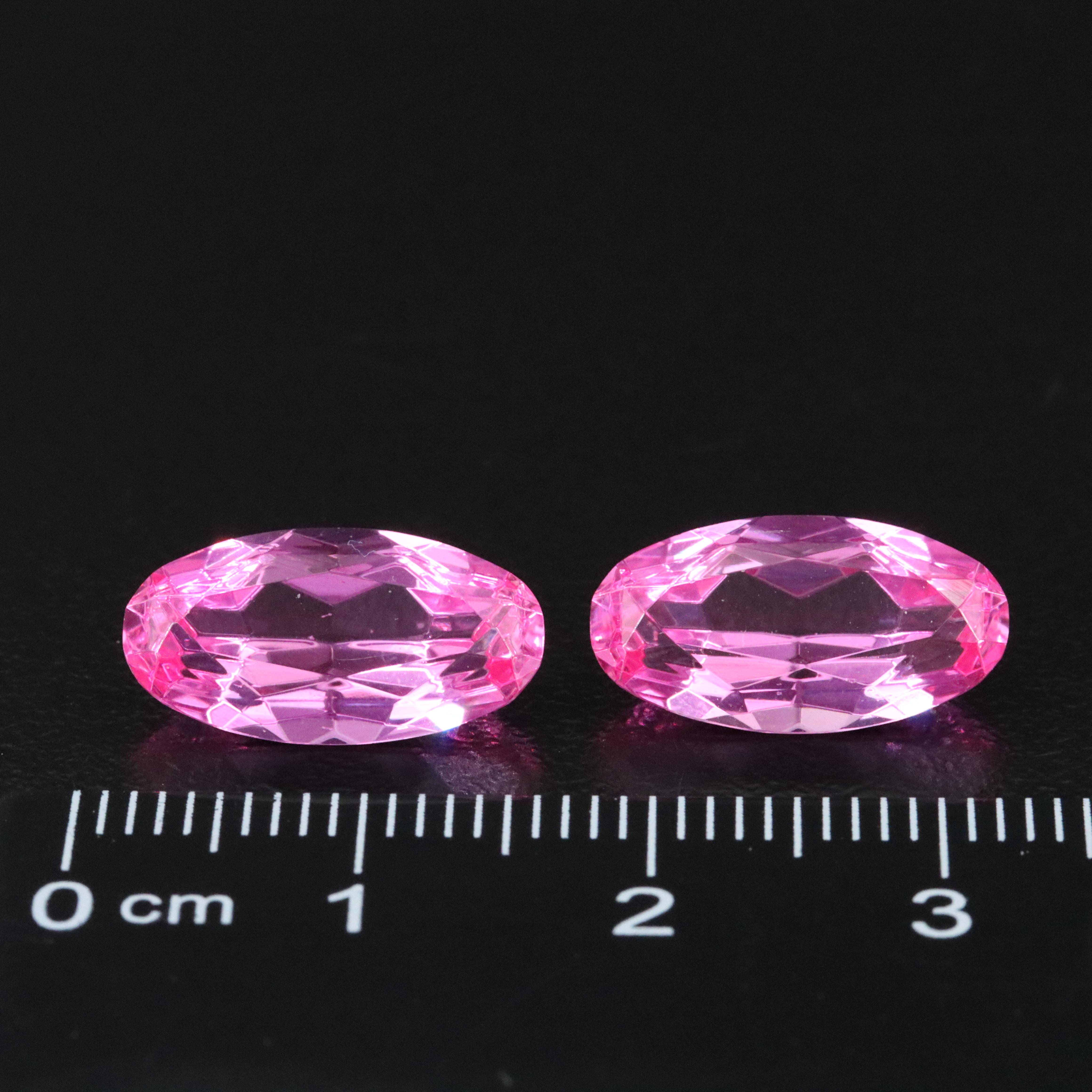 Loose 11.10 CTW Lab Grown Pink Sapphires